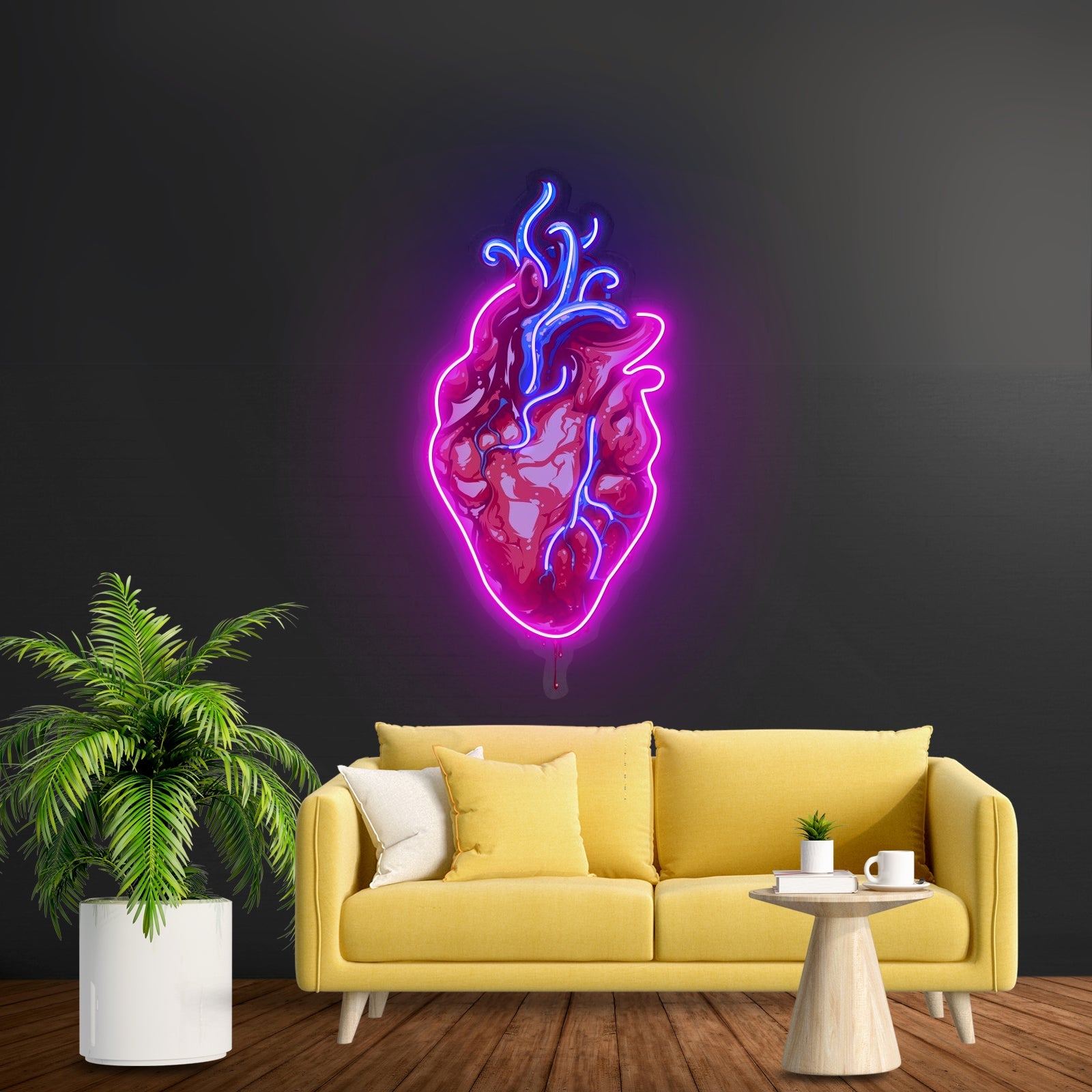 Heart Led Neon Artwork For Sale - Shineneon