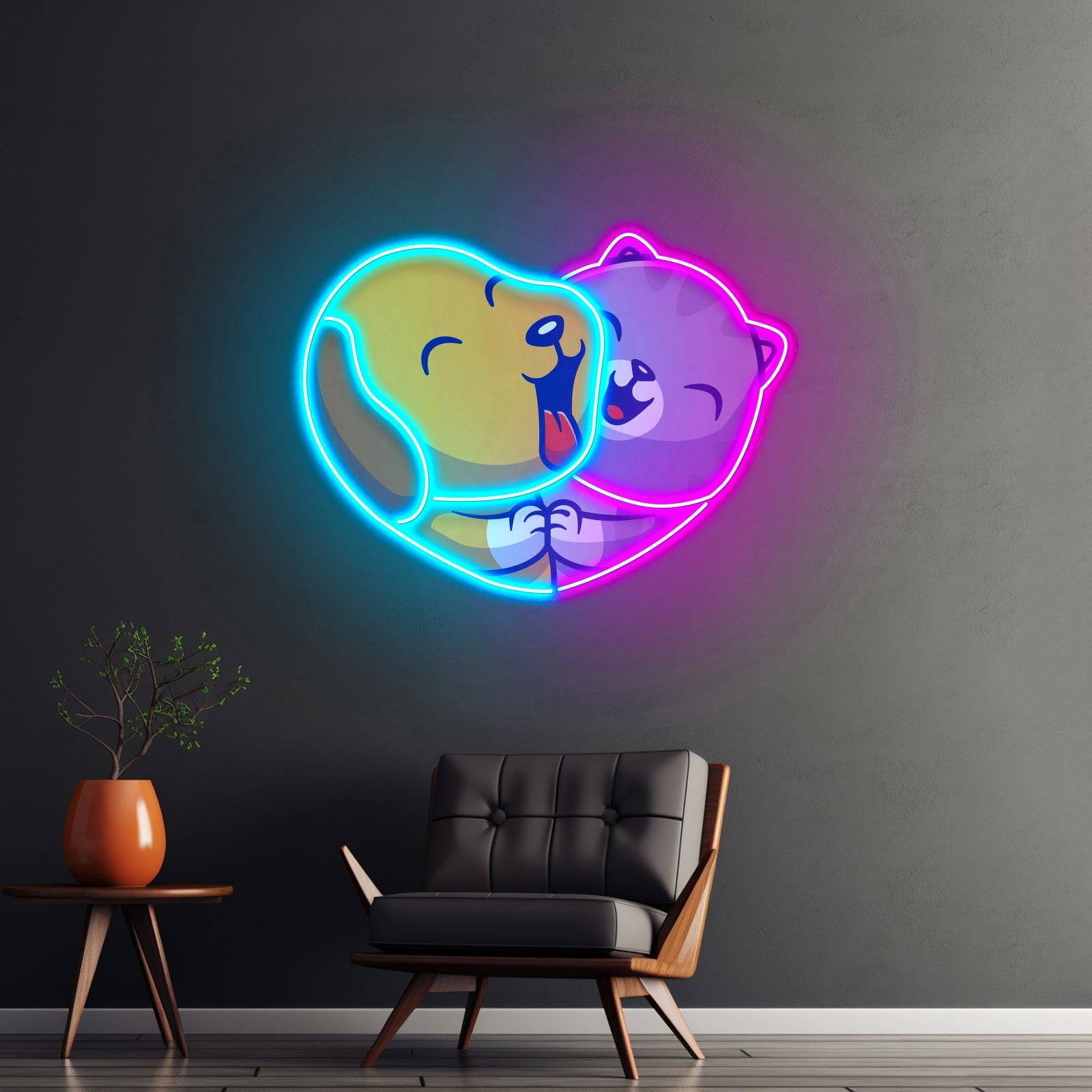 Heart Shaped Donut Led Neon Sign Light Custom Led Signs - Shineneon