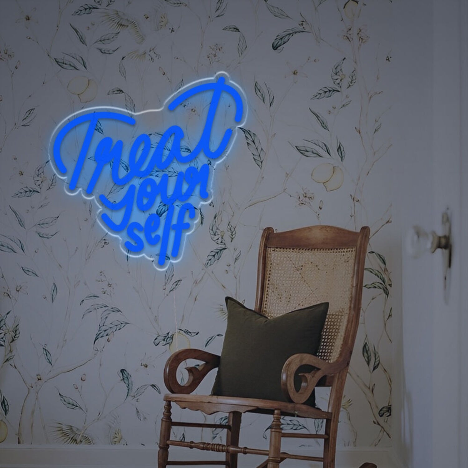 Heart-Shaped Treat Yourself Led Neon Sign | Shineneon