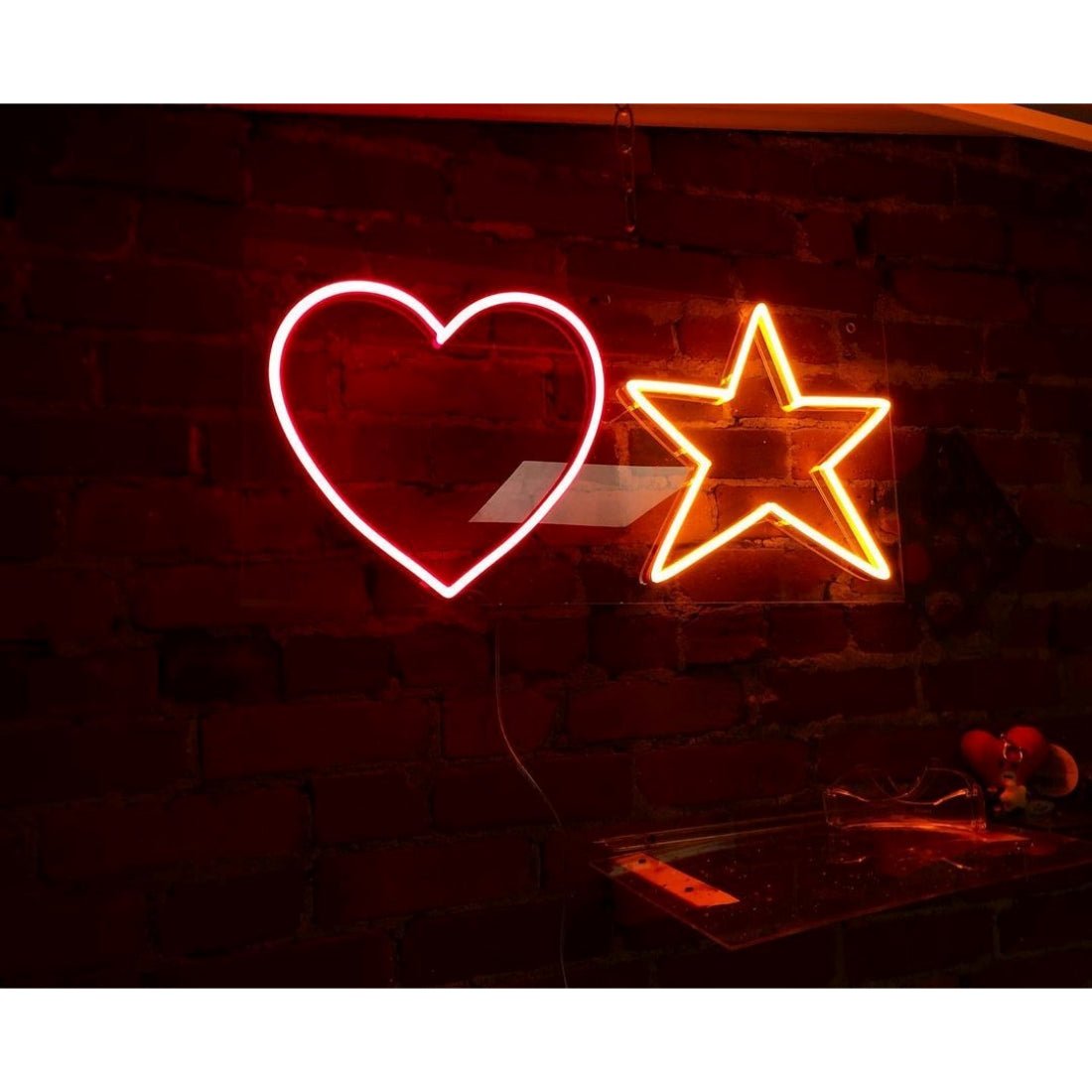 Heart Star Led Sign Business Neon Sign - Shineneon