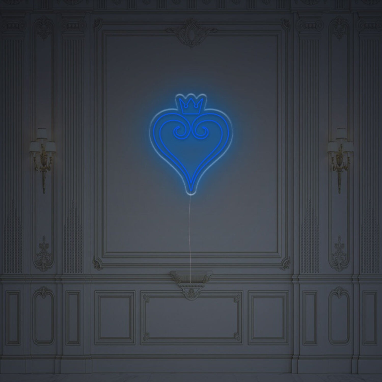 Heart With Crown Led Neon Sign | Shineneon