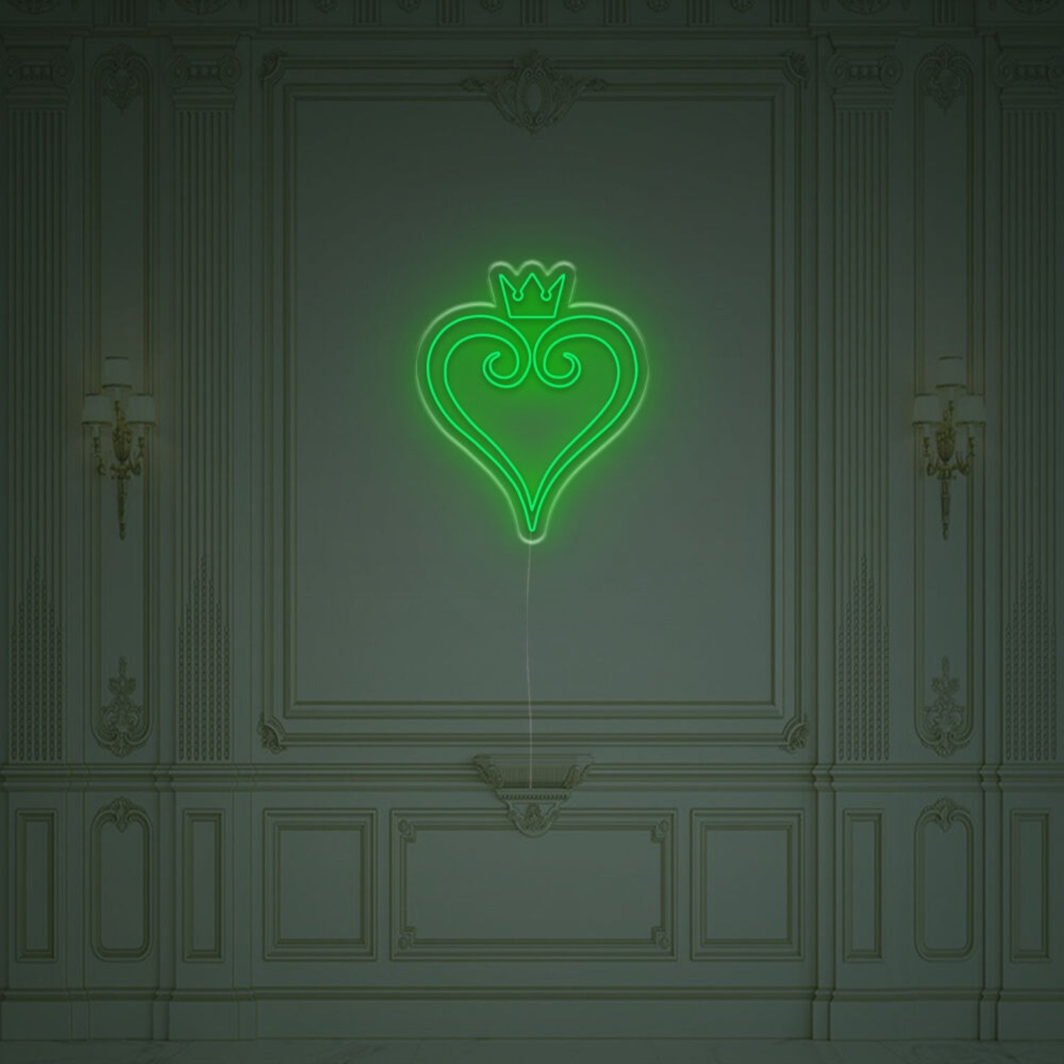 Heart With Crown Led Neon Sign | Shineneon