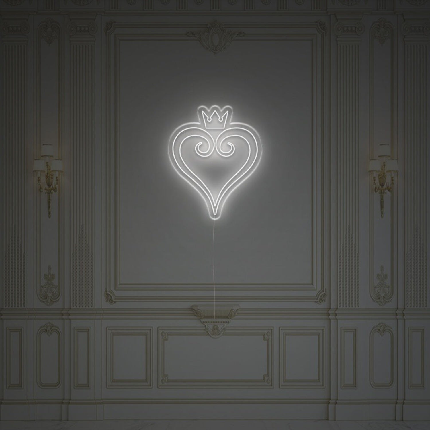 Heart With Crown Led Neon Sign | Shineneon
