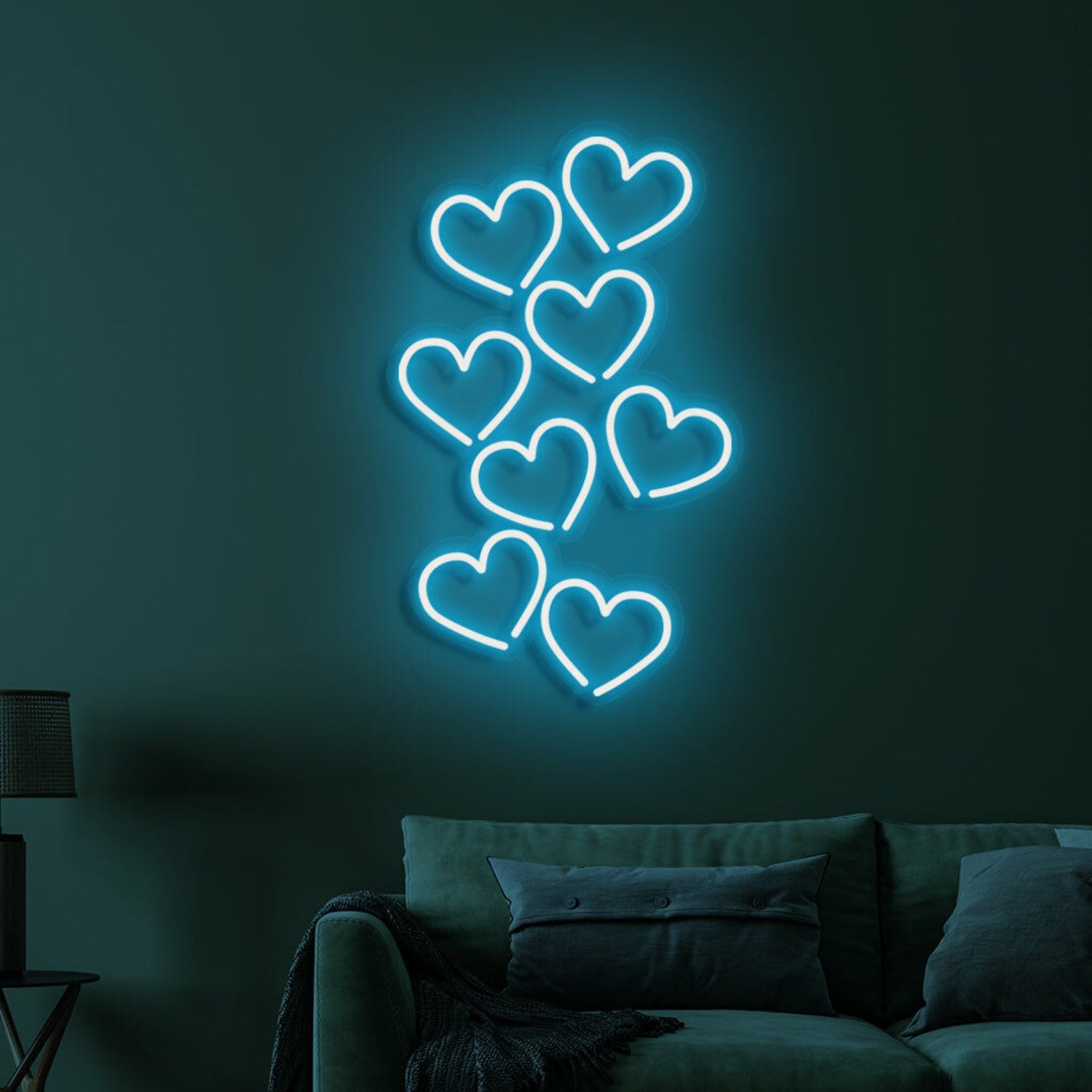 Hearts Neon Sign Love And Romance In Radiant Light | Shineneon