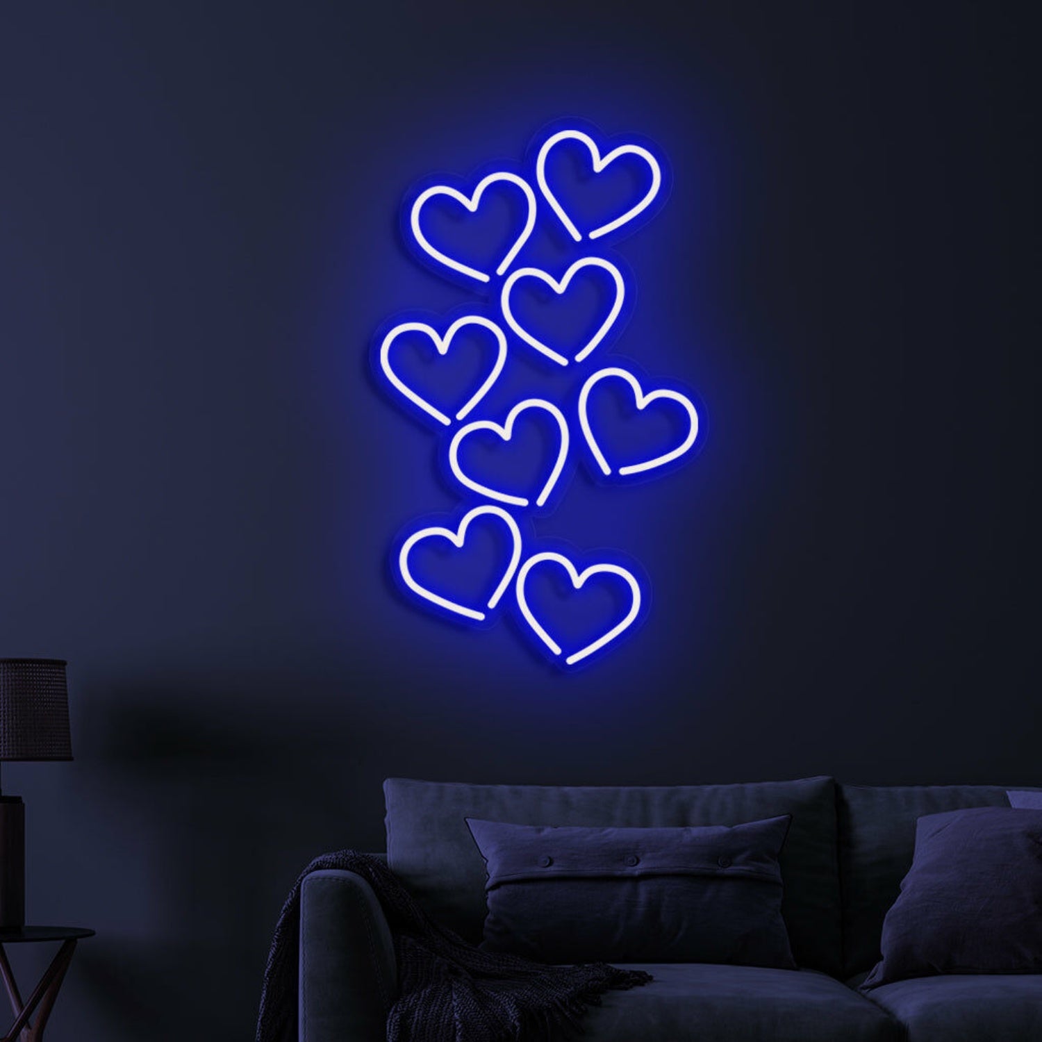Hearts Neon Sign Love And Romance In Radiant Light | Shineneon