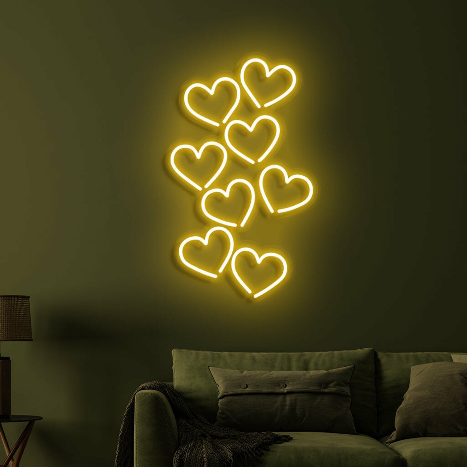Hearts Neon Sign Love And Romance In Radiant Light | Shineneon