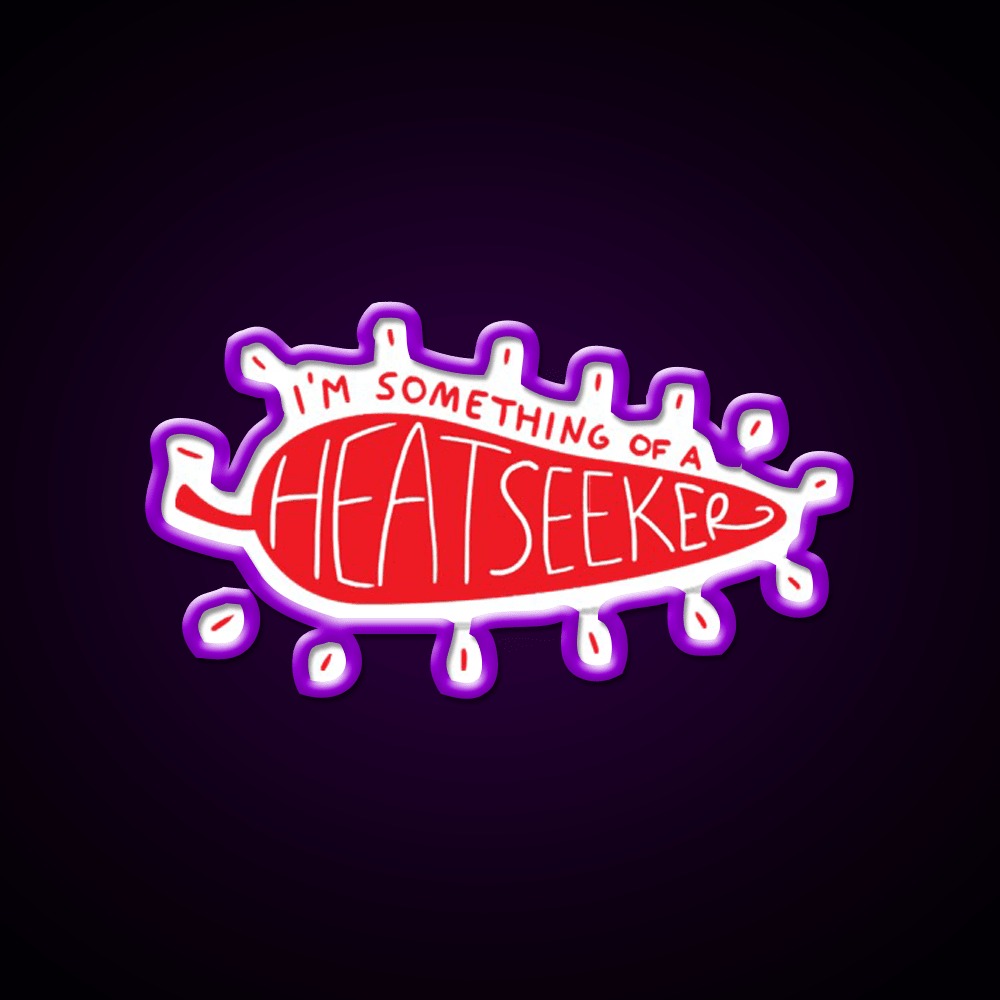 Heatseeker Fast Food Led Neon Sign For Burger Place Rgb Color - Shineneon