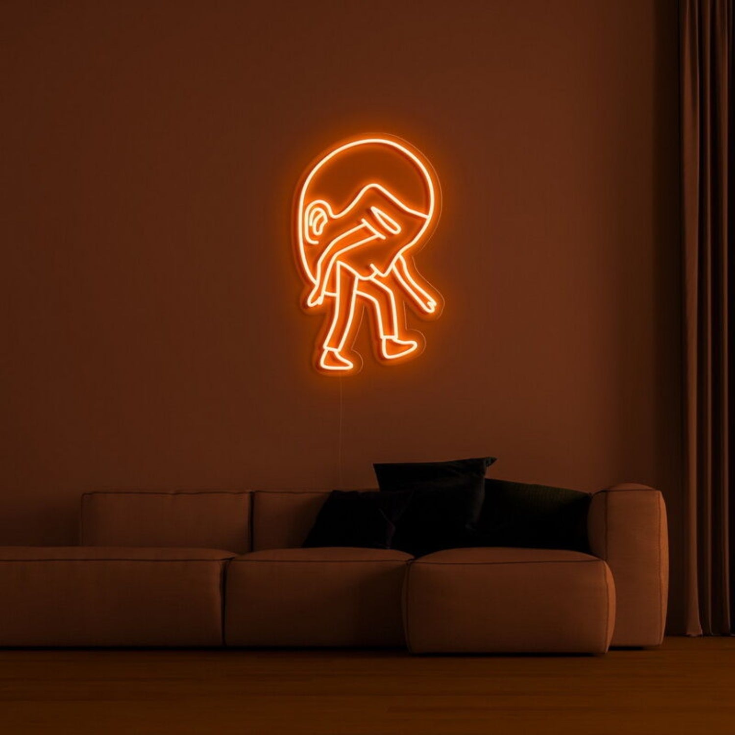 Heavy Head Led Neon Sign Fthoughtful Spaces - Shineneon