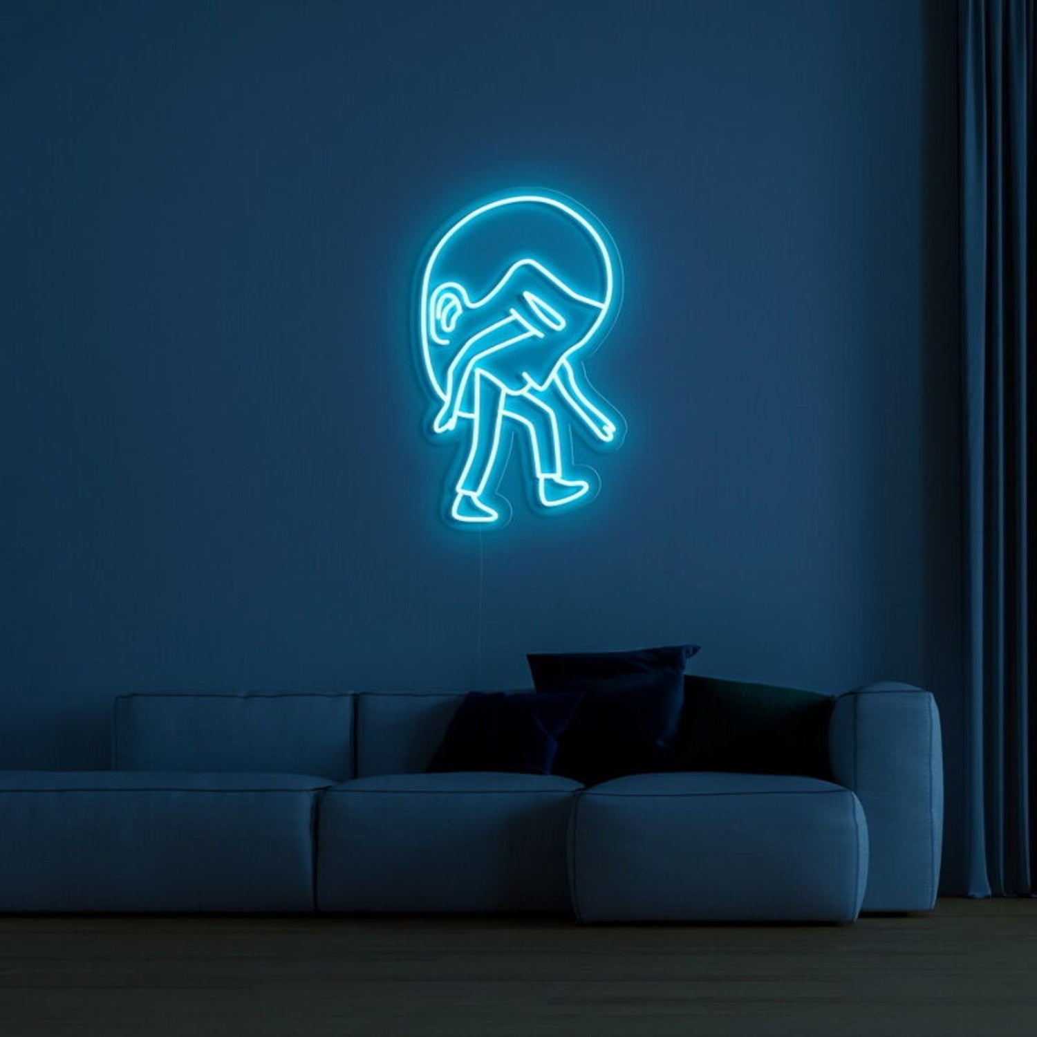 Heavy Head Led Neon Sign Fthoughtful Spaces - Shineneon