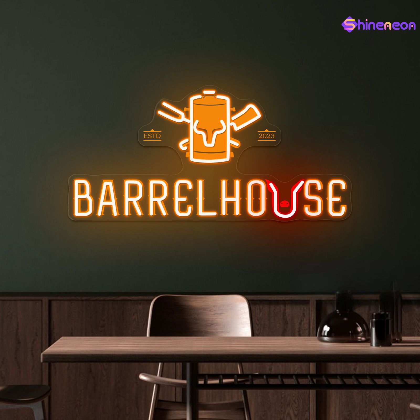 Hector's Barrel House Custom Led Neon Sign