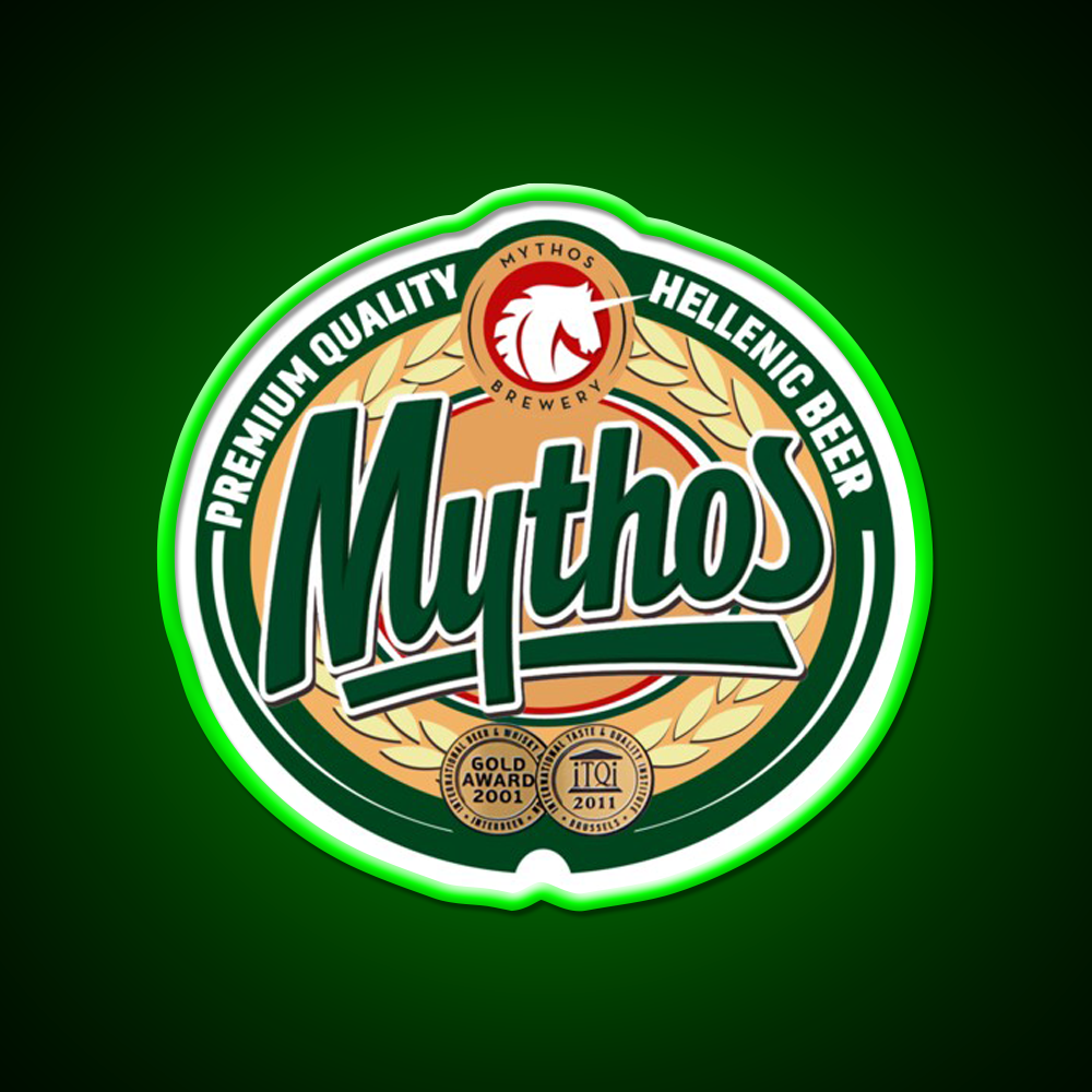Hellenic Greek Beer Mythos Beer Bar Decor Led Neon Sign Rgb Color - LED neon sign view 8