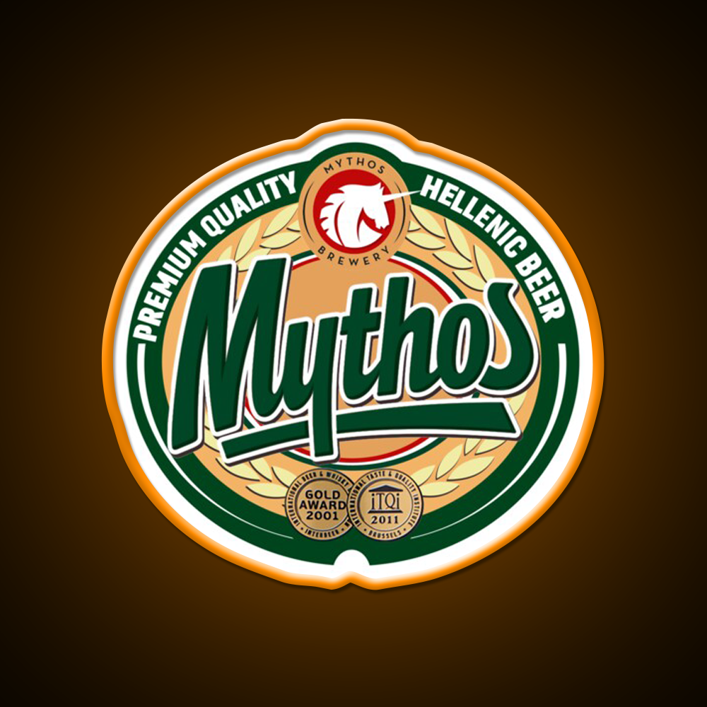 Hellenic Greek Beer Mythos Beer Bar Decor Led Neon Sign Rgb Color - LED neon sign view 6