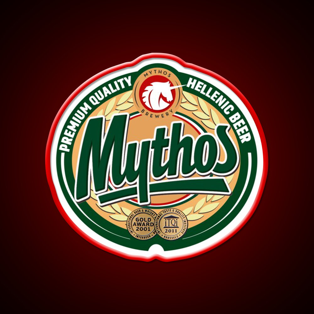 Hellenic Greek Beer Mythos Beer Bar Decor Led Neon Sign Rgb Color - LED neon sign view 10