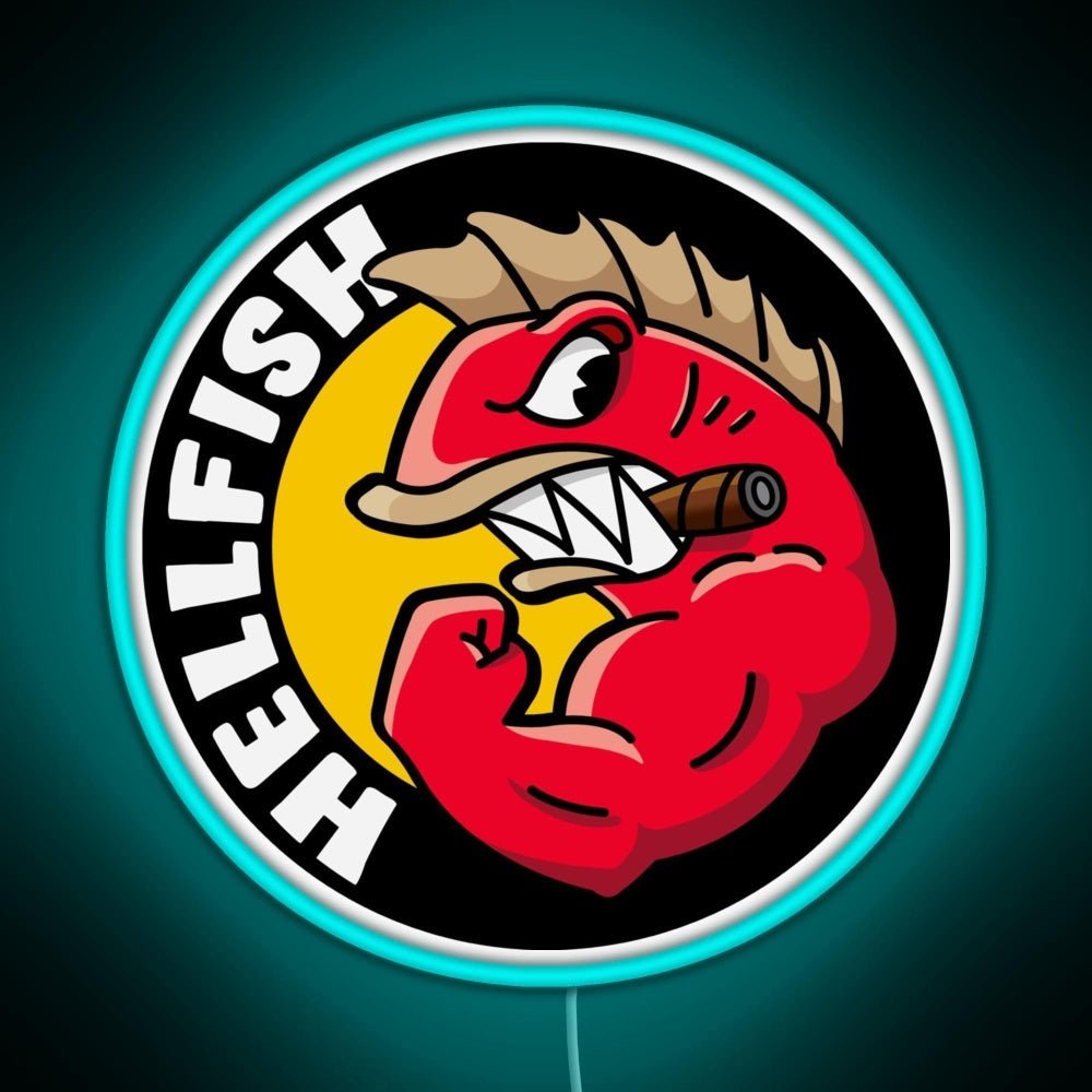 Hellfish 19 Rgb Led Neon Sign Pop Wall Art - Shineneon