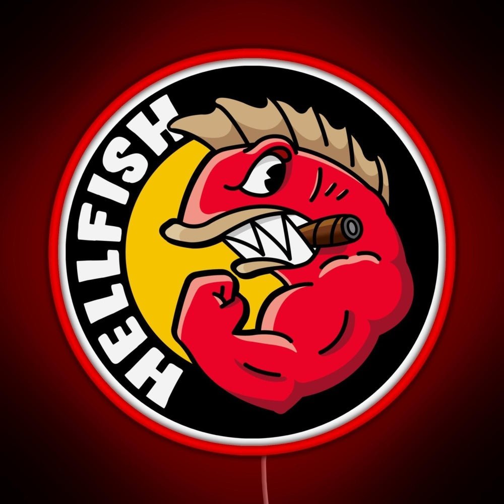 Hellfish 19 Rgb Led Neon Sign Pop Wall Art - Shineneon