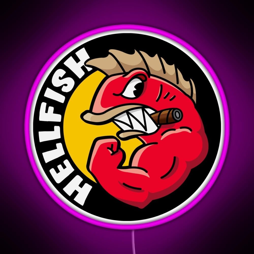 Hellfish 19 Rgb Led Neon Sign Pop Wall Art - Shineneon