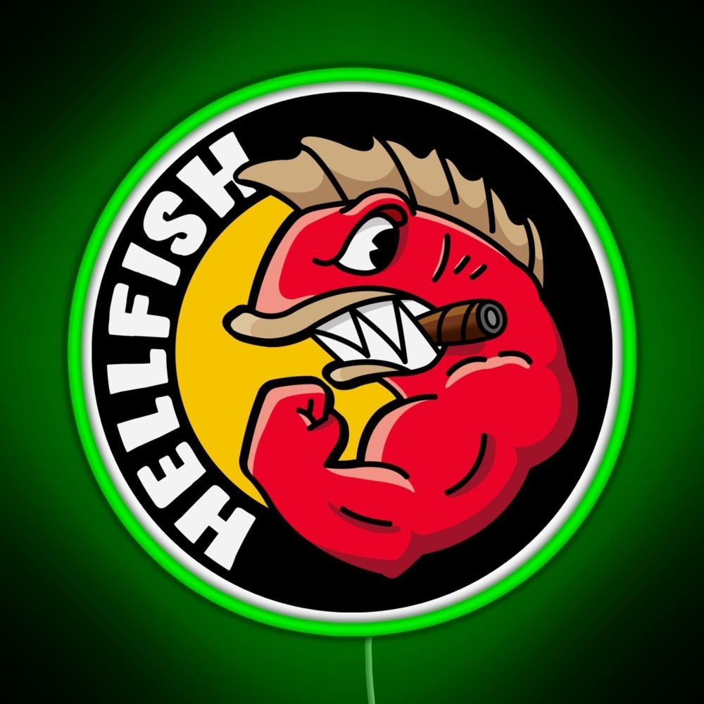 Hellfish 19 Rgb Led Neon Sign Pop Wall Art - Shineneon