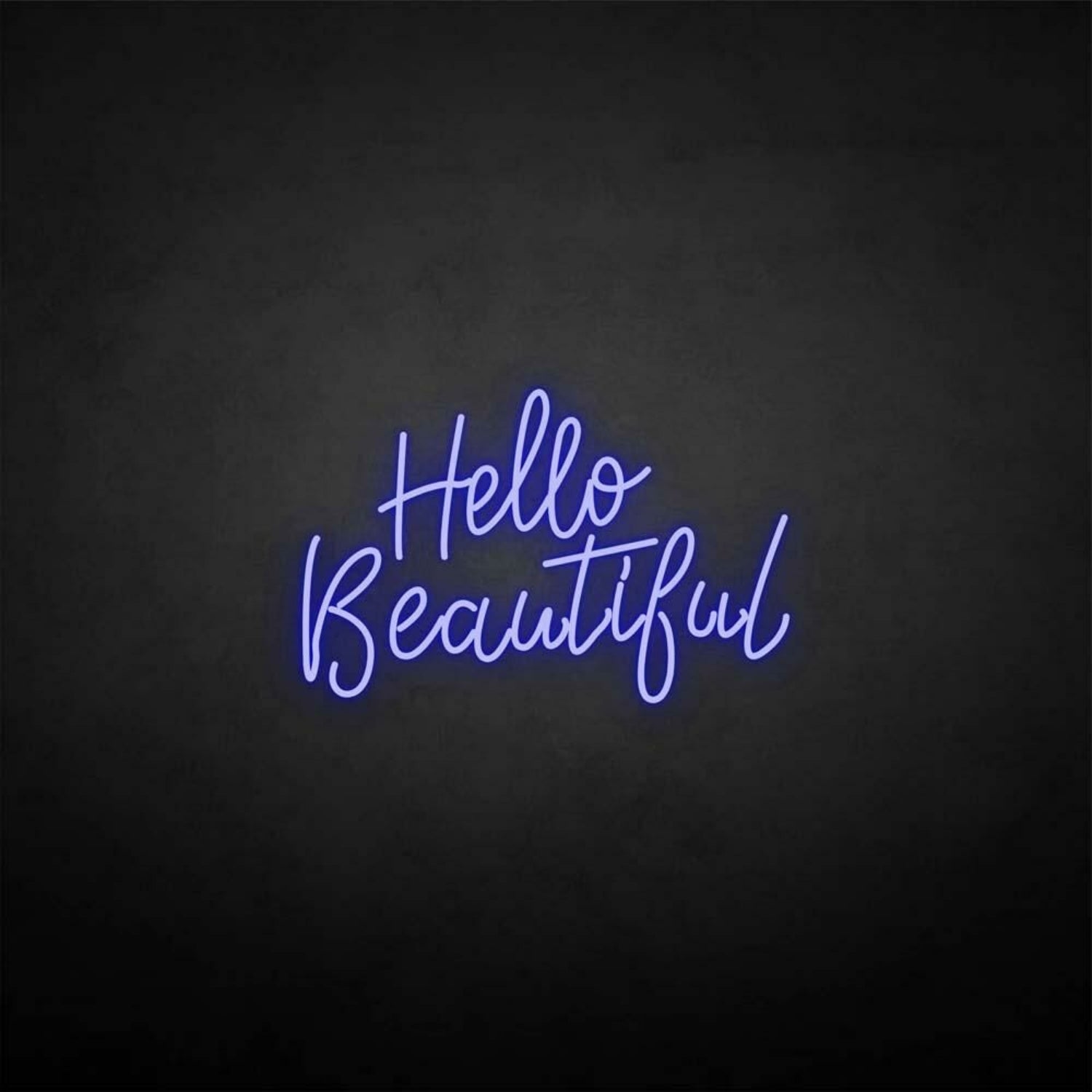 Hello Beautiful Led Neon Sign - Shineneon