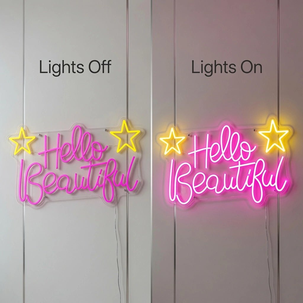Hello Beautiful LED Neon Sign Home Wall Art - Shineneon