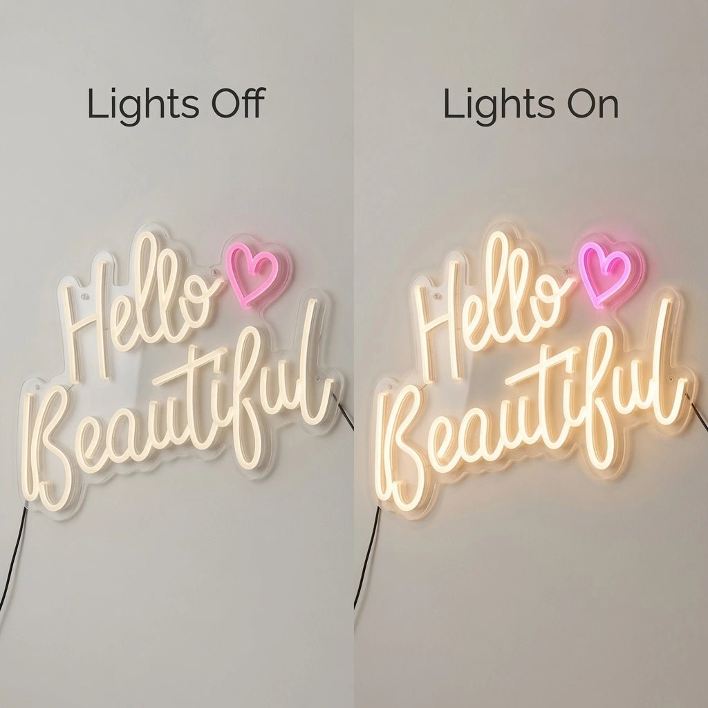 Hello Beautiful LED Neon Sign Wall Decor - Shineneon