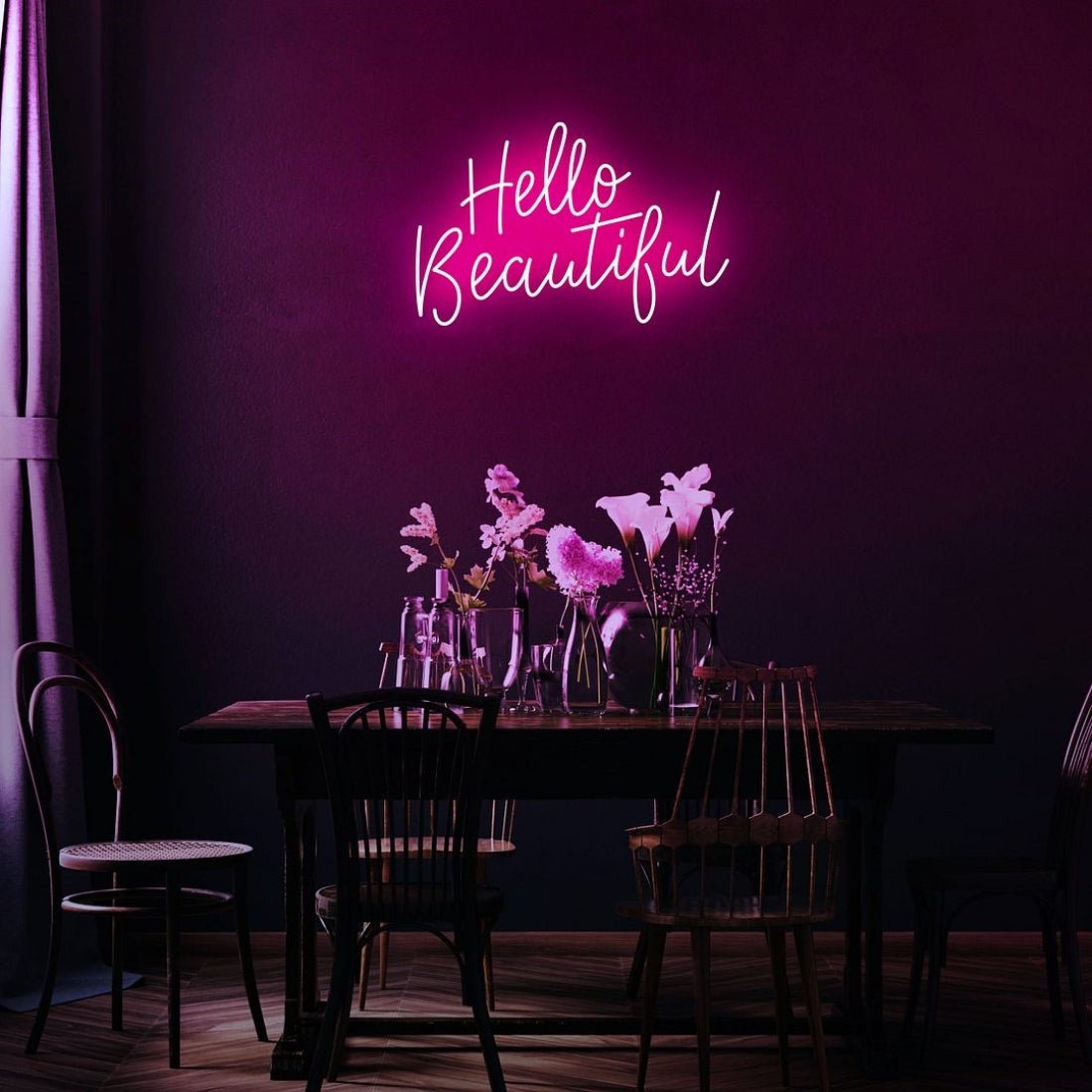 Hello Beautiful Led Sign Business Neon Sign - Shineneon