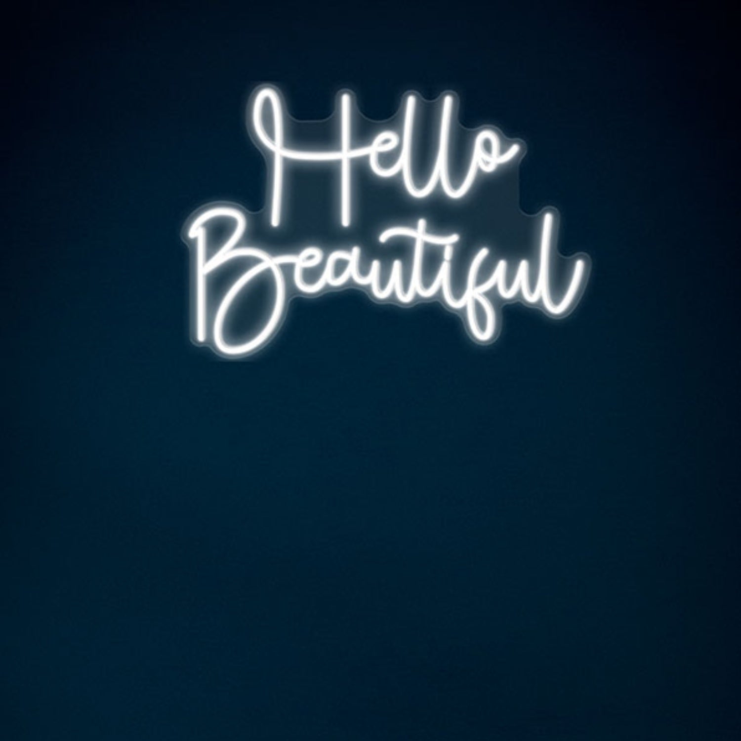 Hello Beautiful Neon Sign Wall Art Decor | Shineneon