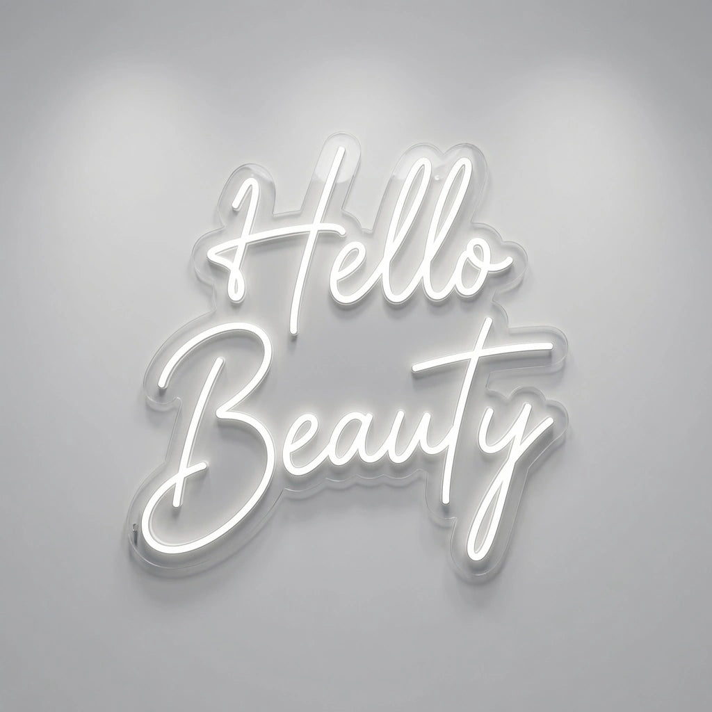 Hello Beauty Business LED Neon Sign - 01 Original Product Image