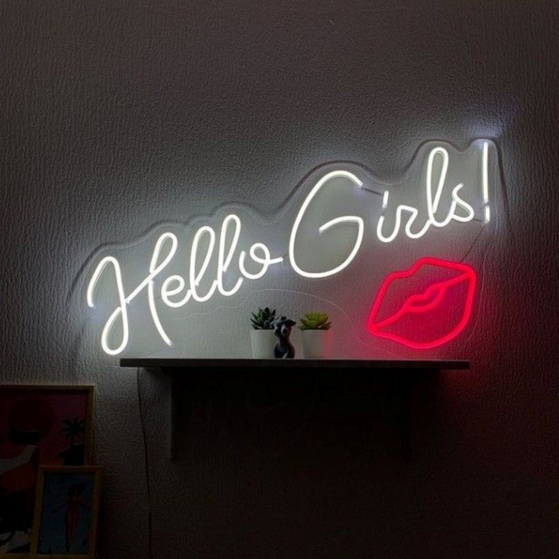 Hello Girls Led Sign Business Neon Sign - Shineneon