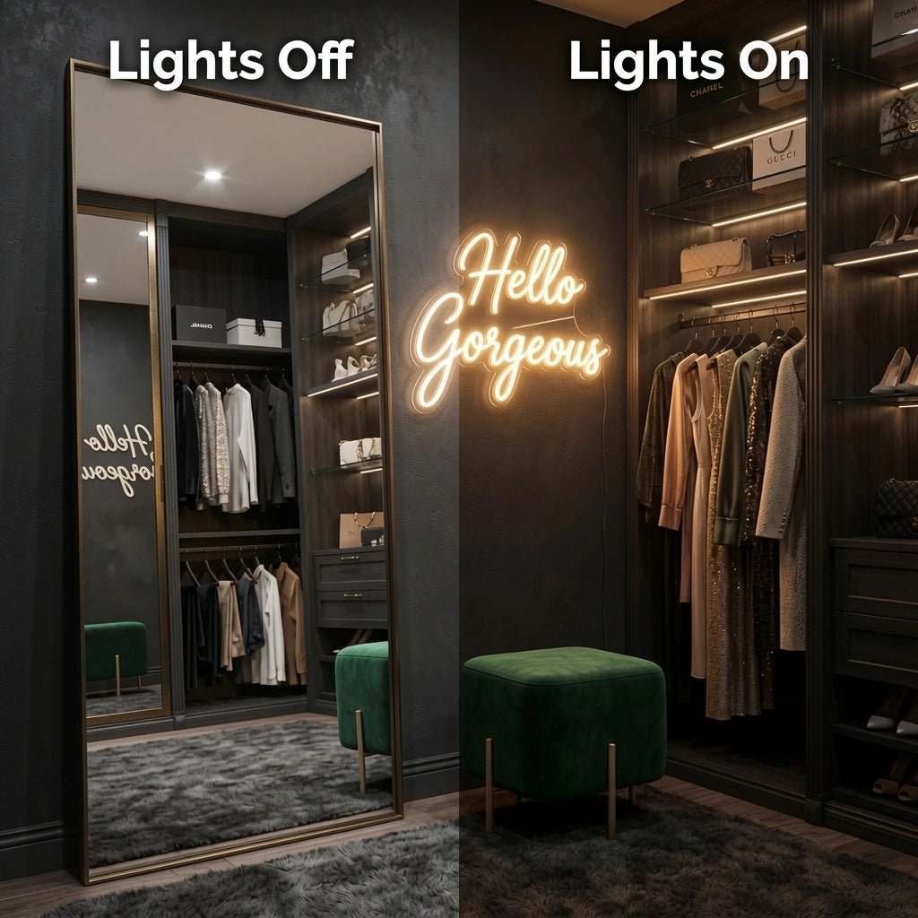 Hello Gorgeous Bedroom Decor LED Neon Sign - Shineneon