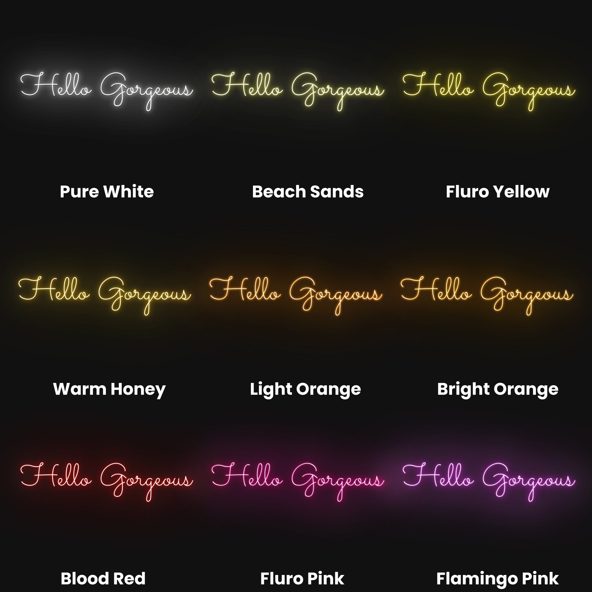 Hello Gorgeous Led Neon Sign | Shineneon