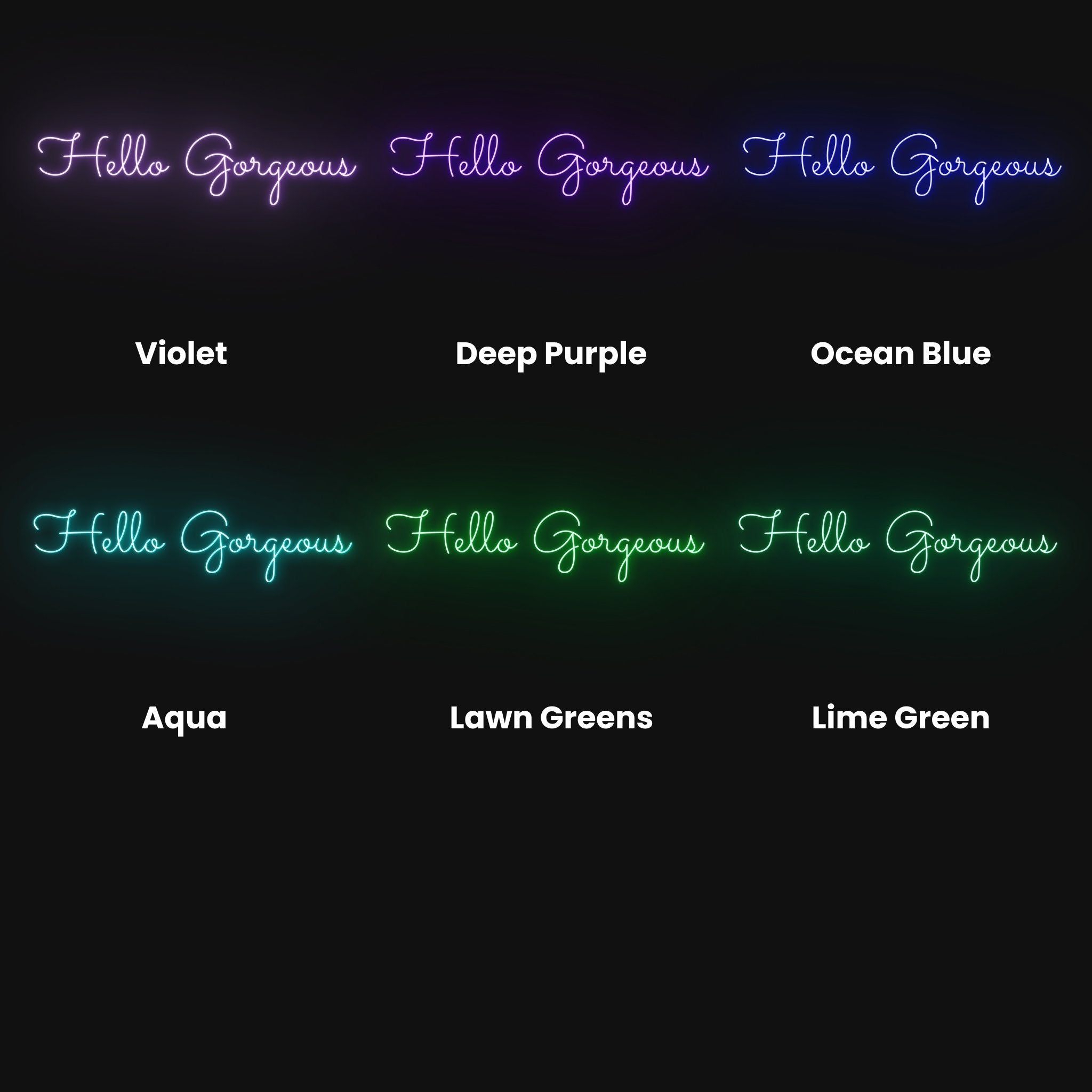 Hello Gorgeous Led Neon Sign | Shineneon