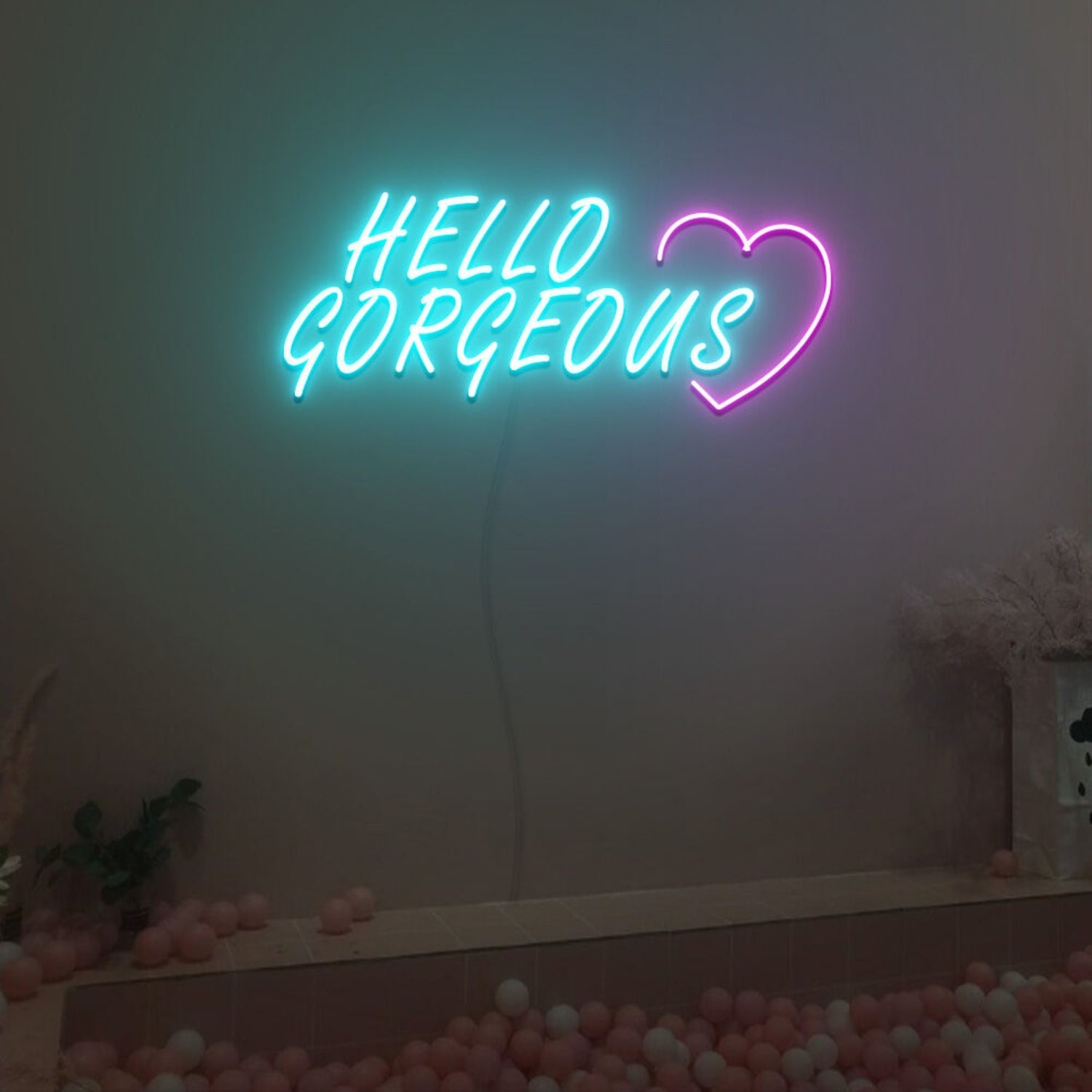 Hello Gorgeous Led Neon Sign Fashion Custom Led Neon Sign | Shineneon