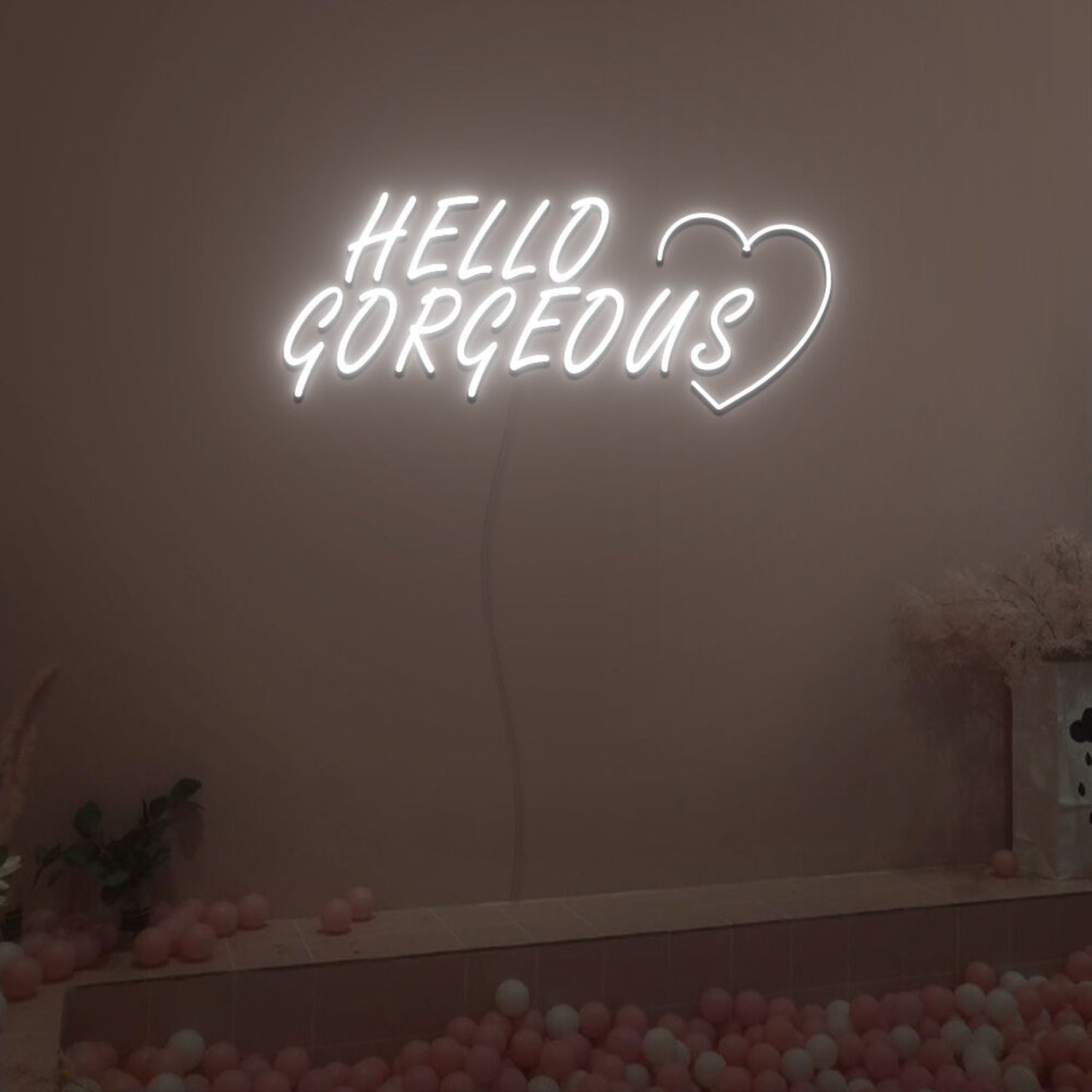 Hello Gorgeous Led Neon Sign Fashion Custom Led Neon Sign | Shineneon