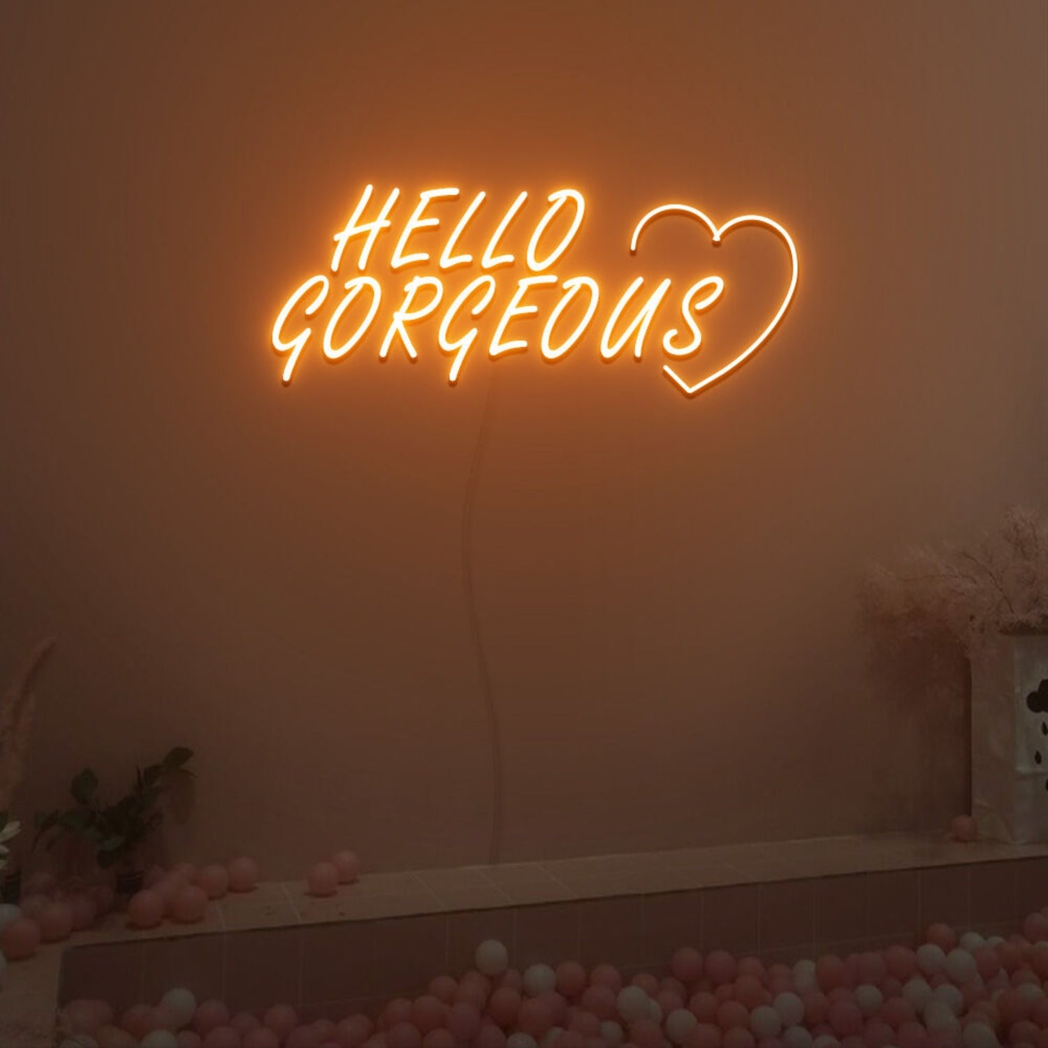 Hello Gorgeous Led Neon Sign Fashion Custom Led Neon Sign | Shineneon