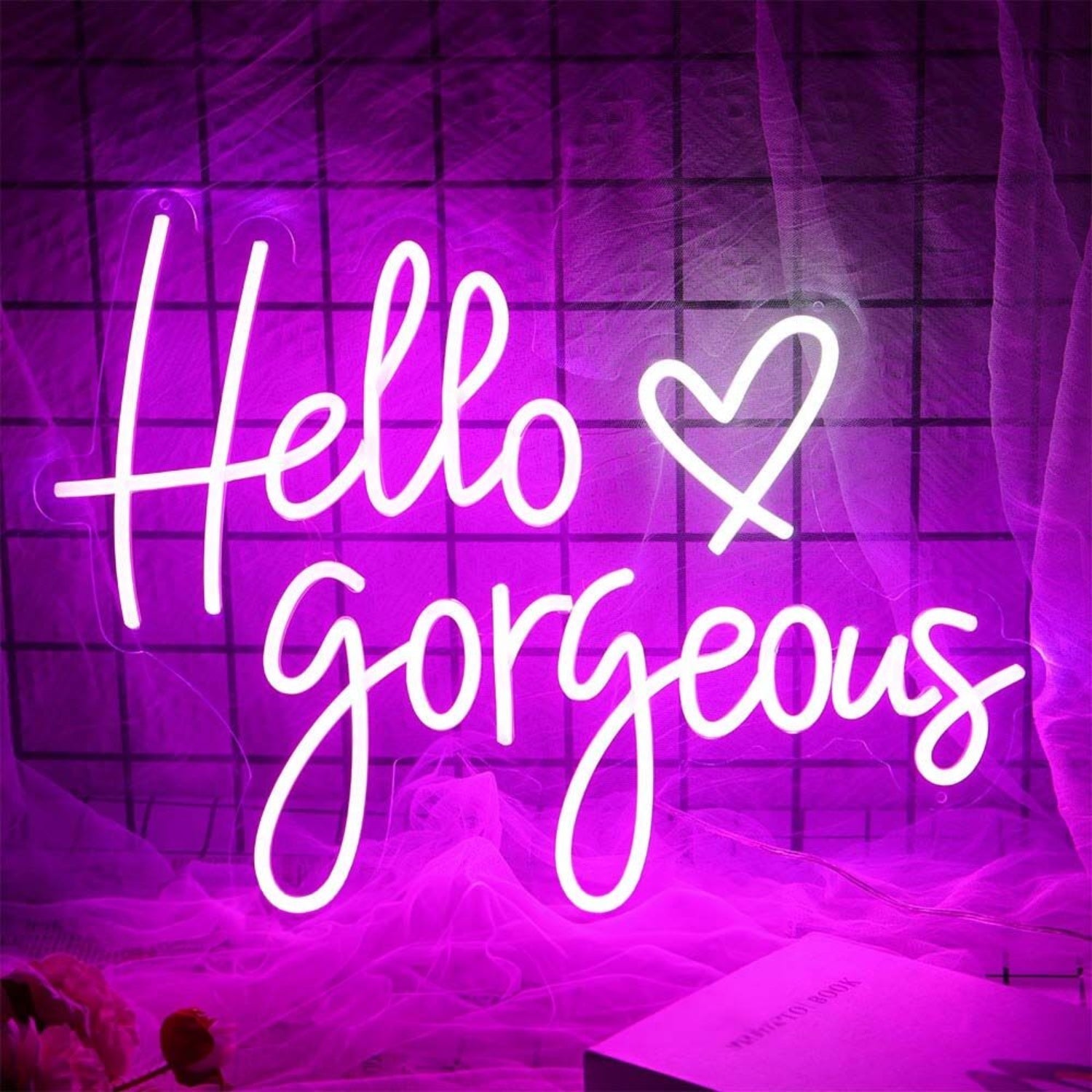 Hello Gorgeous Led Neon Sign For Positive And Fun Spaces - Shineneon