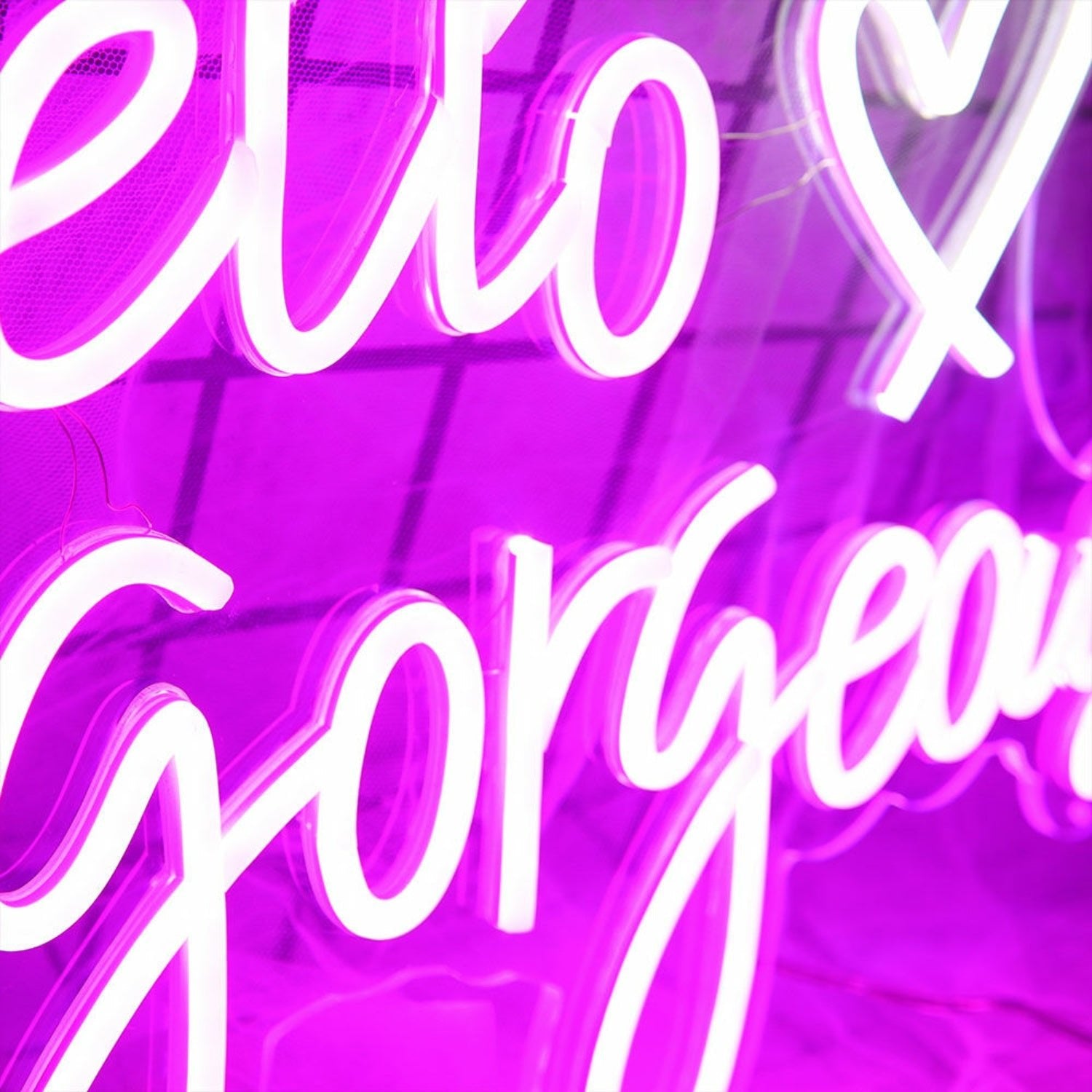Hello Gorgeous Led Neon Sign For Positive And Fun Spaces - Shineneon