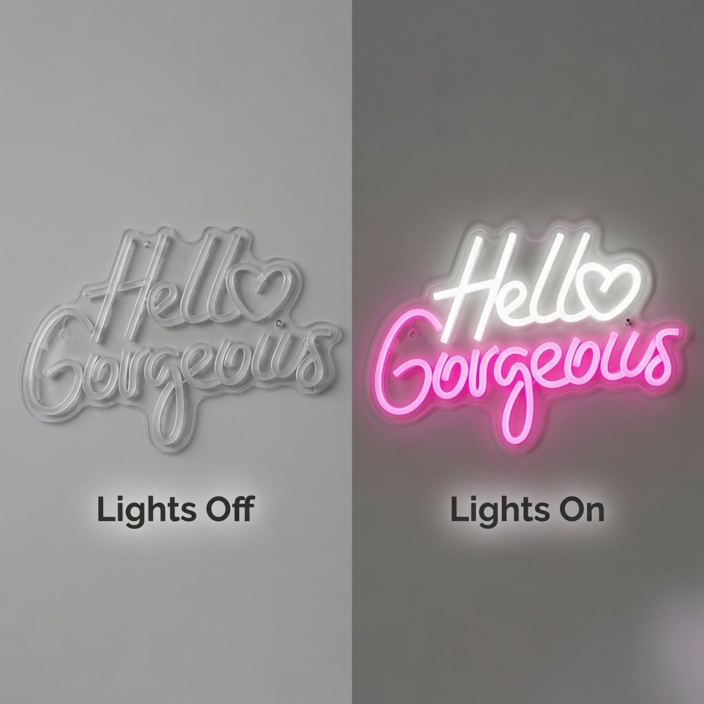 Hello Gorgeous LED Neon Sign Home Decor - Shineneon