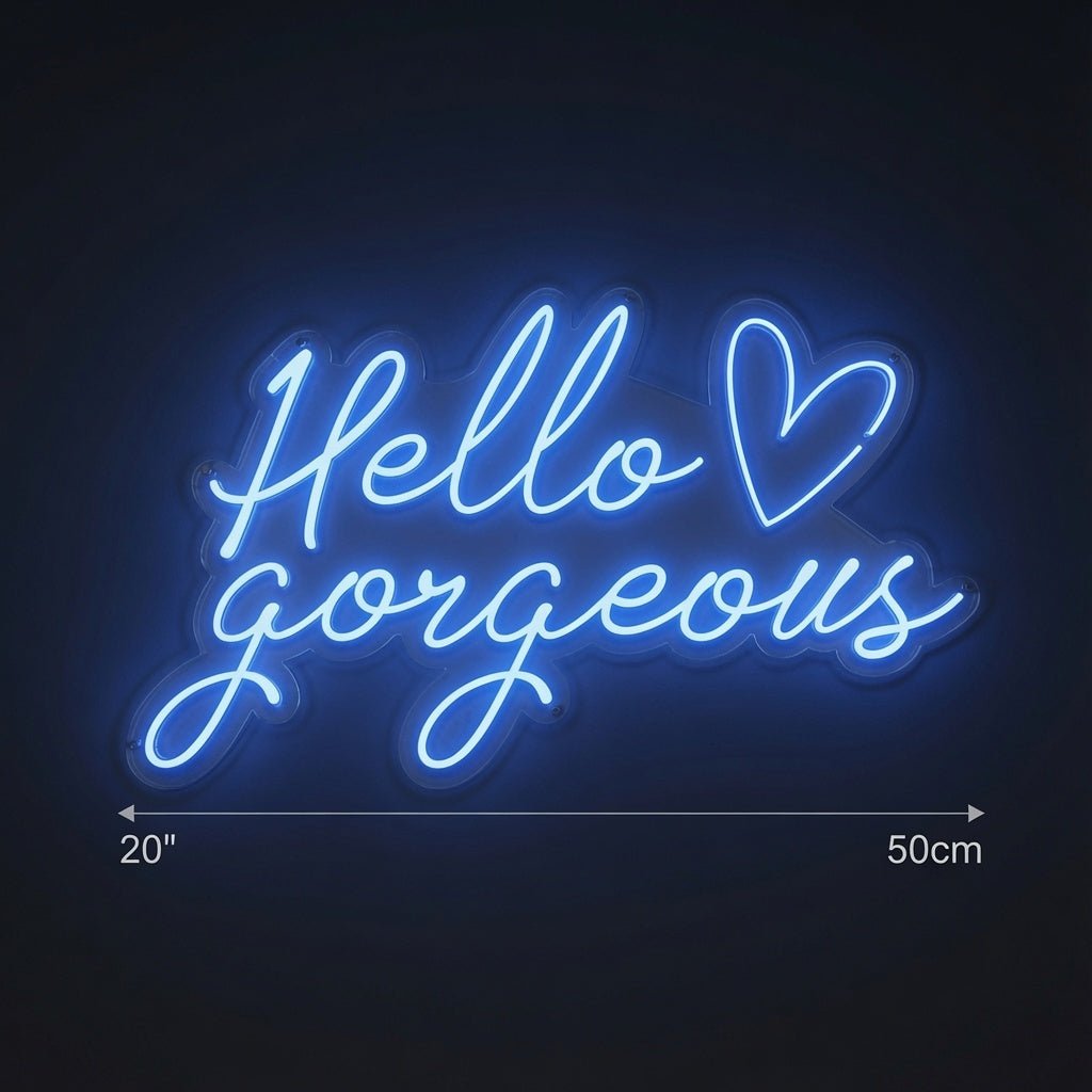 Hello Gorgeous LED Neon Sign Home Wall Art Wall Neon Sign - Shineneon