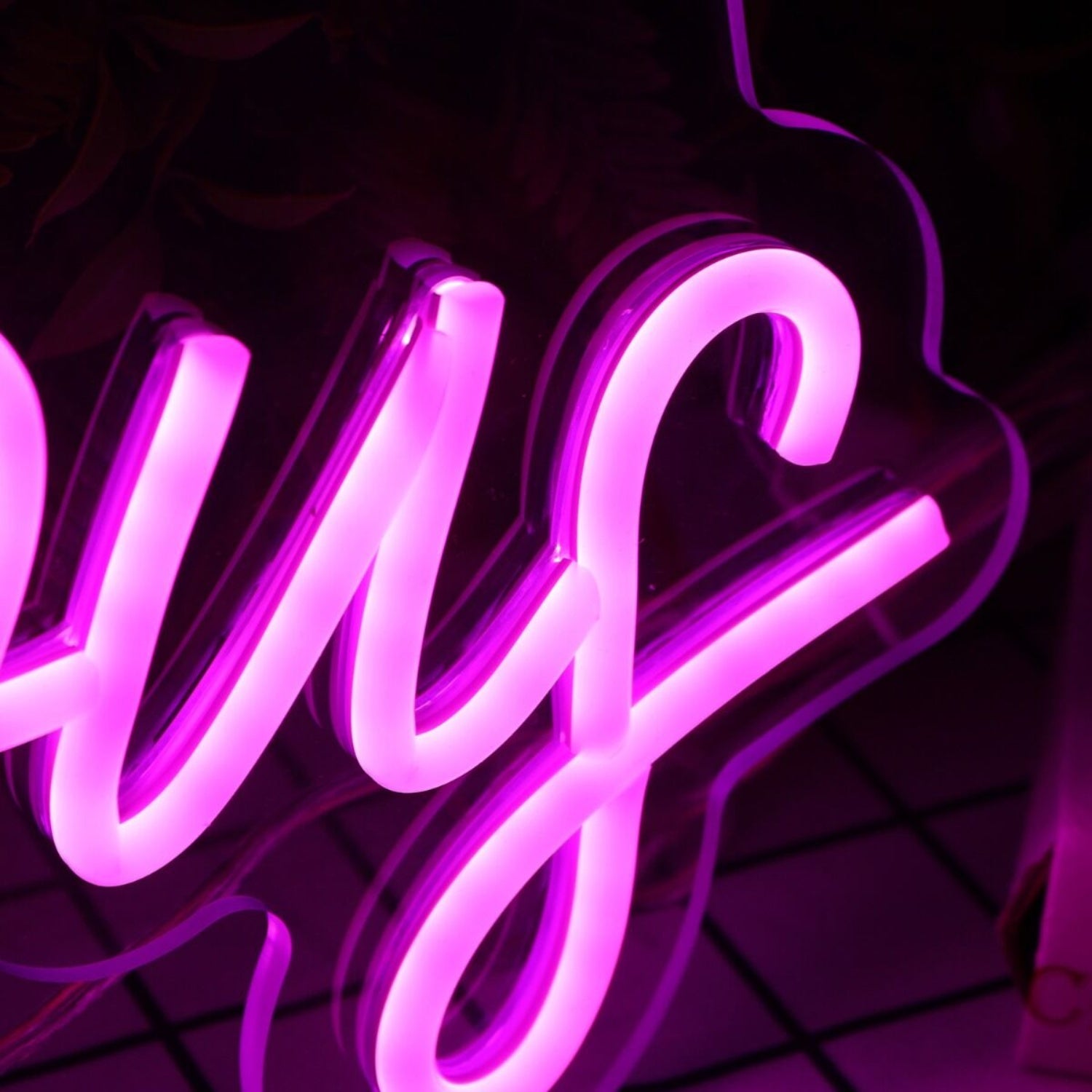 Hello Gorgeous Purple Led Neon Sign - Shineneon