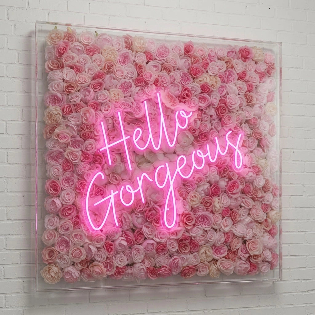 Hello Gorgeous Room Decor LED Neon Sign - 01 Original Product Image