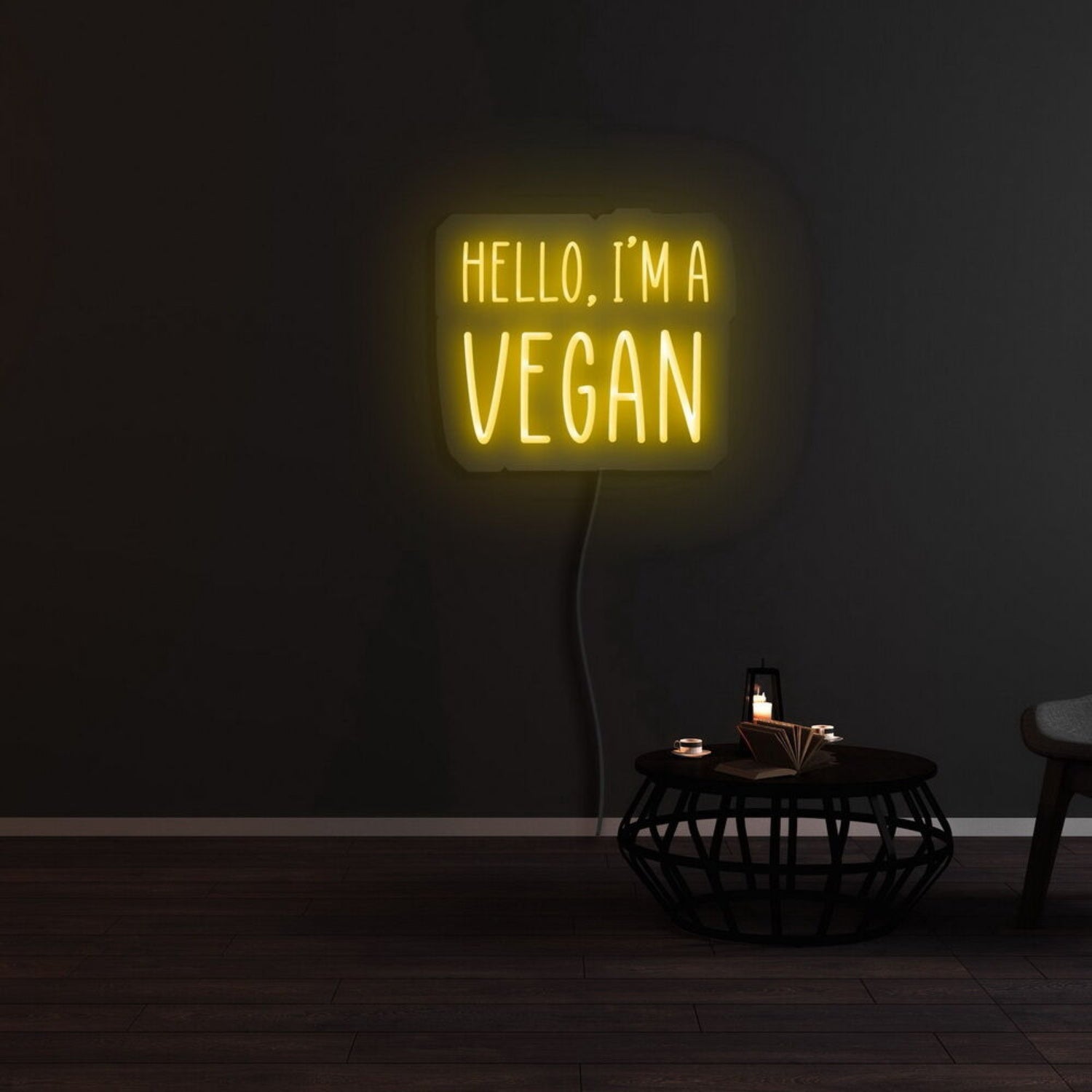 Hello I Am A Vegan Led Neon Sign - Shineneon