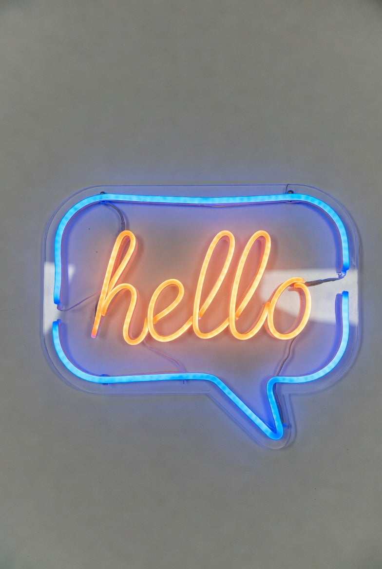 Hello LED Neon Sign - 01 Original Product Image