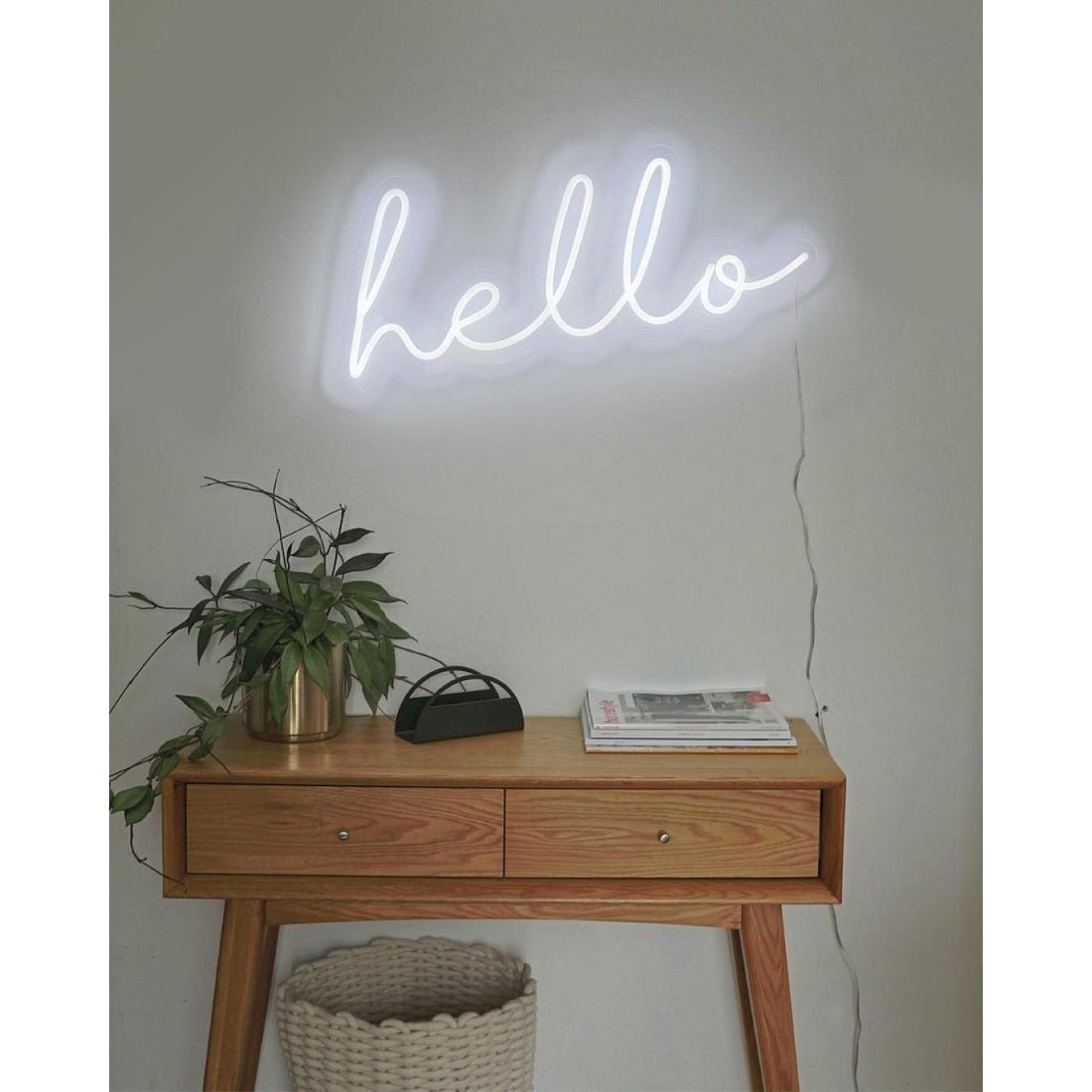 Hello Led Sign Business Neon Signs Wall Art - Shineneon