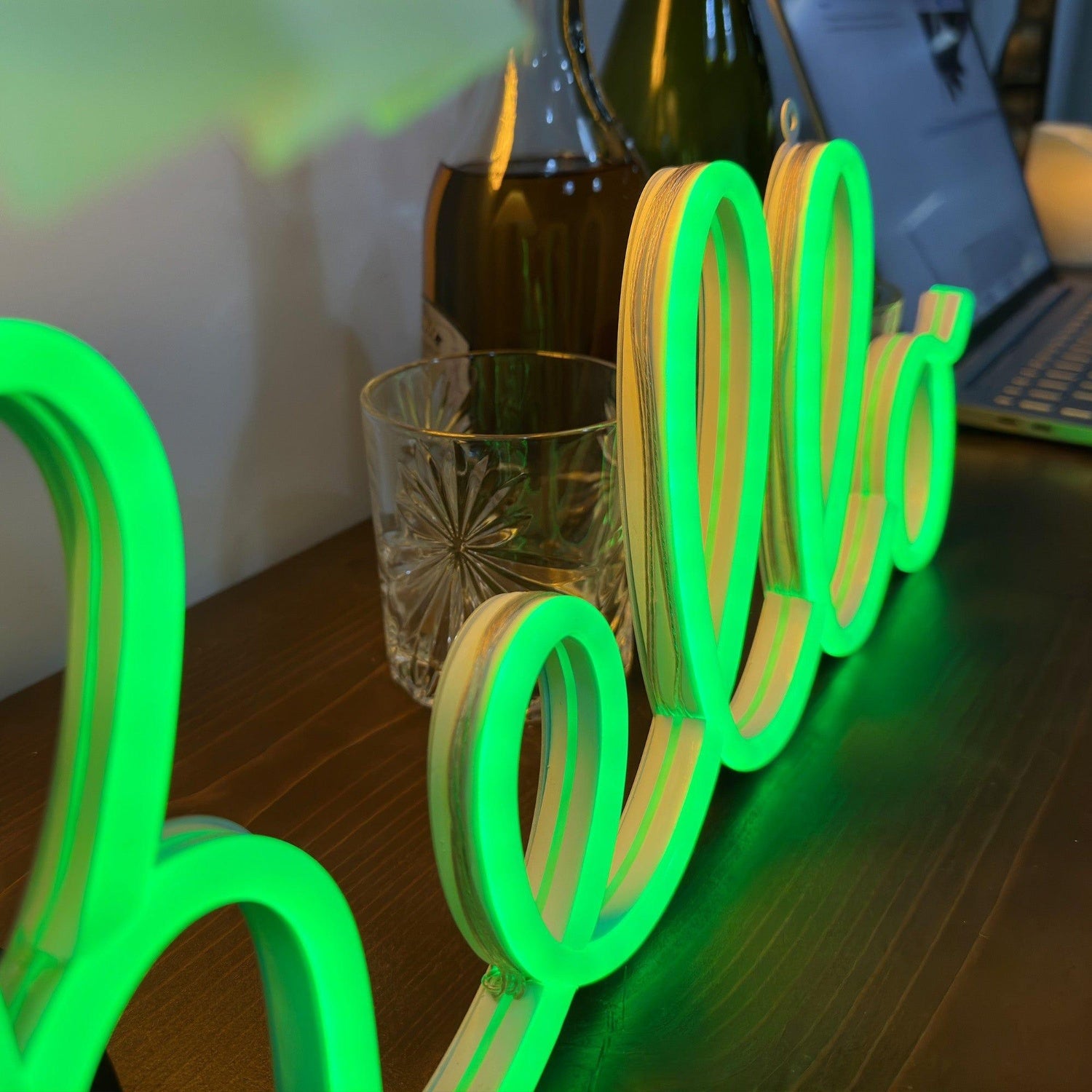 Hello Letters Multicolor Gradient Led Neon Sign For Cafe Shop Decor | Shineneon