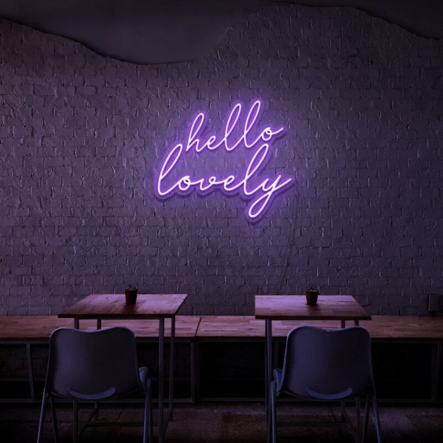 Hello Lovely Led Neon Sign Sweet And Welcoming Touch - Shineneon