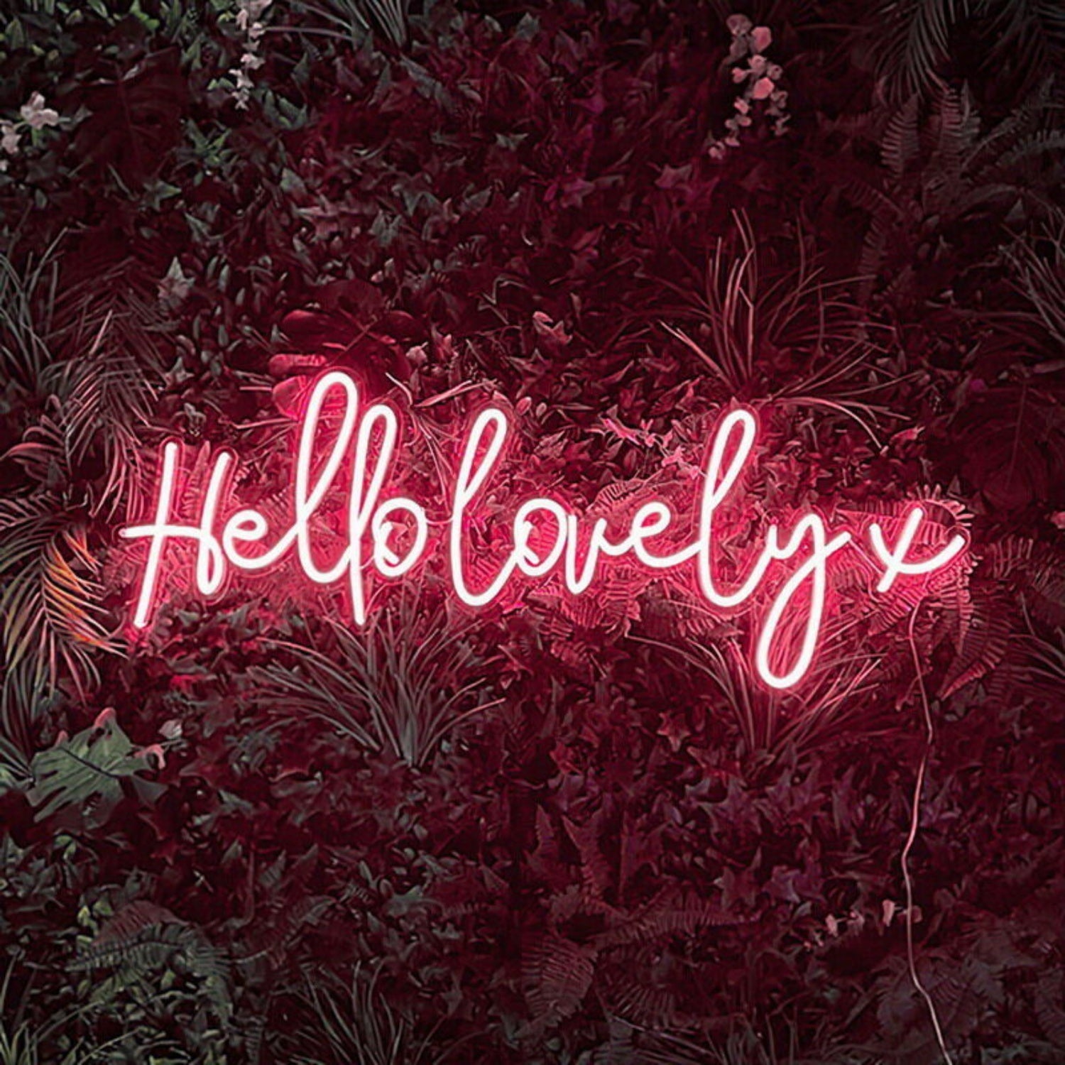 Hello Lovely X Led Neon Sign - Shineneon