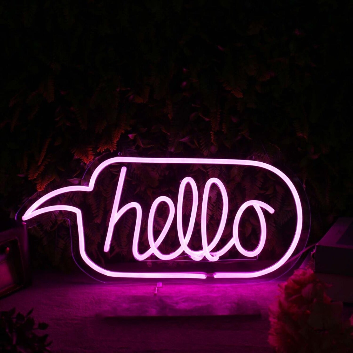 Hello Pink Led Neon Sign - Shineneon