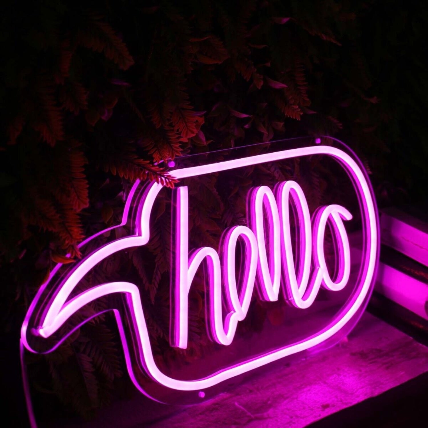 Hello Pink Led Neon Sign - Shineneon