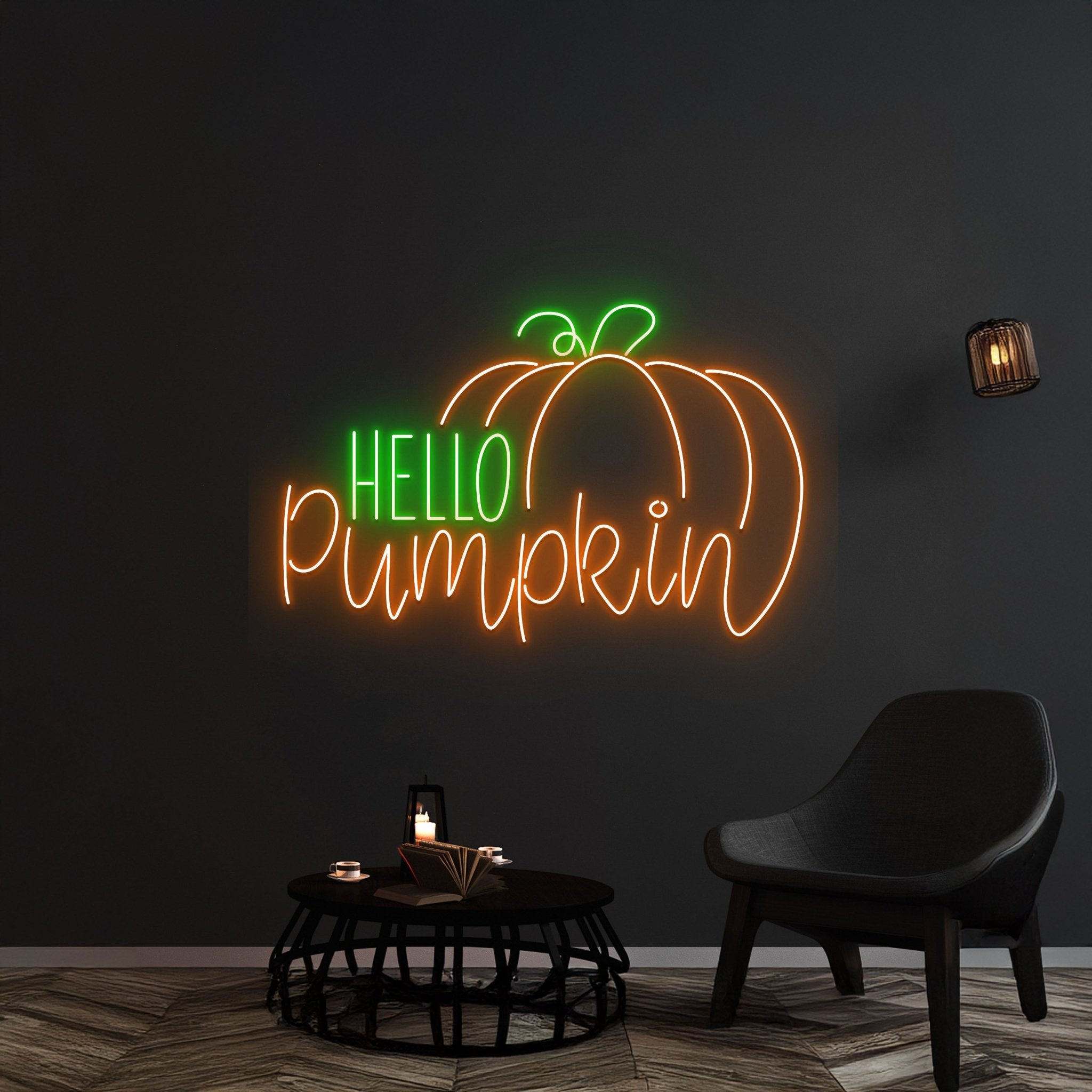 Hello Pumpkin Neon Sign Room Wall Art Decor - Shineneon