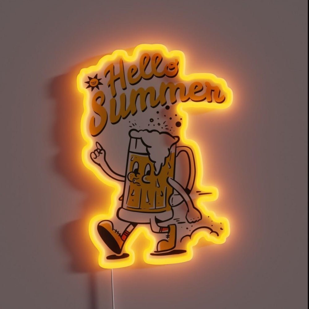 Hello Summer Rgb Led Neon Sign - Shineneon